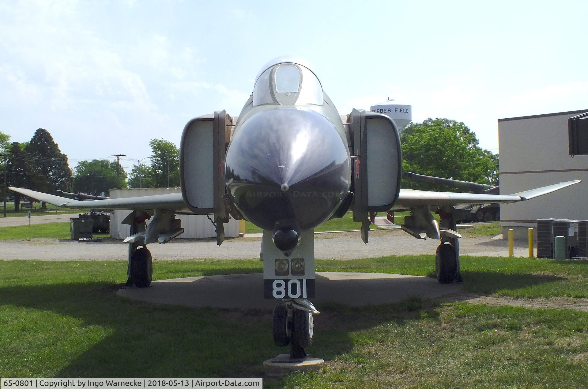 65-0801, 1965 McDonnell F-4D Phantom II C/N 1880, McDonnell F-4D Phantom II at the Museum of the Kansas National Guard, Topeka KS