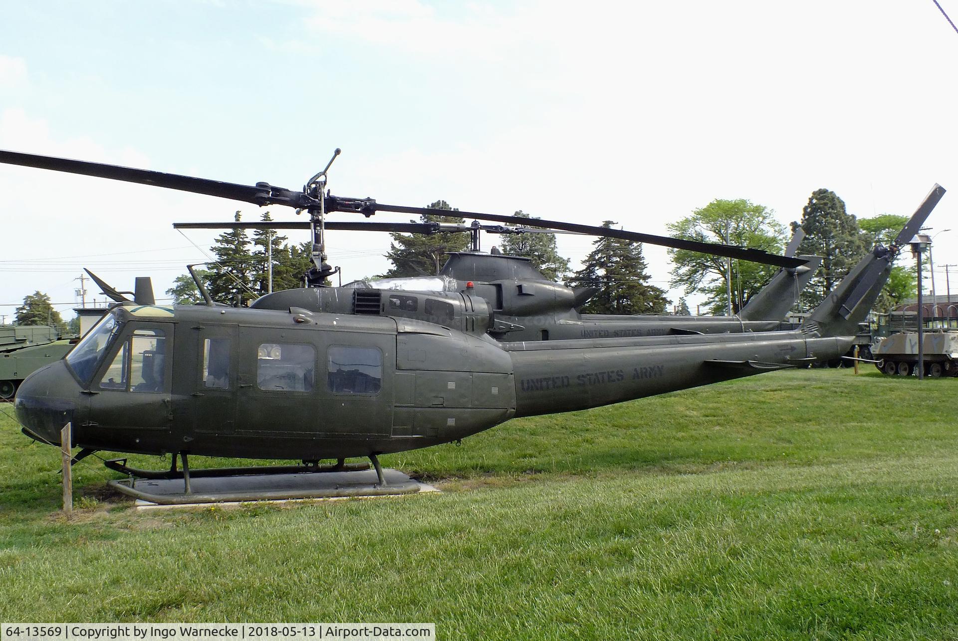 64-13569, 1965 Bell UH-1H Iroquois C/N 4276, Bell UH-1H Iroquois at the Museum of the Kansas National Guard, Topeka KS