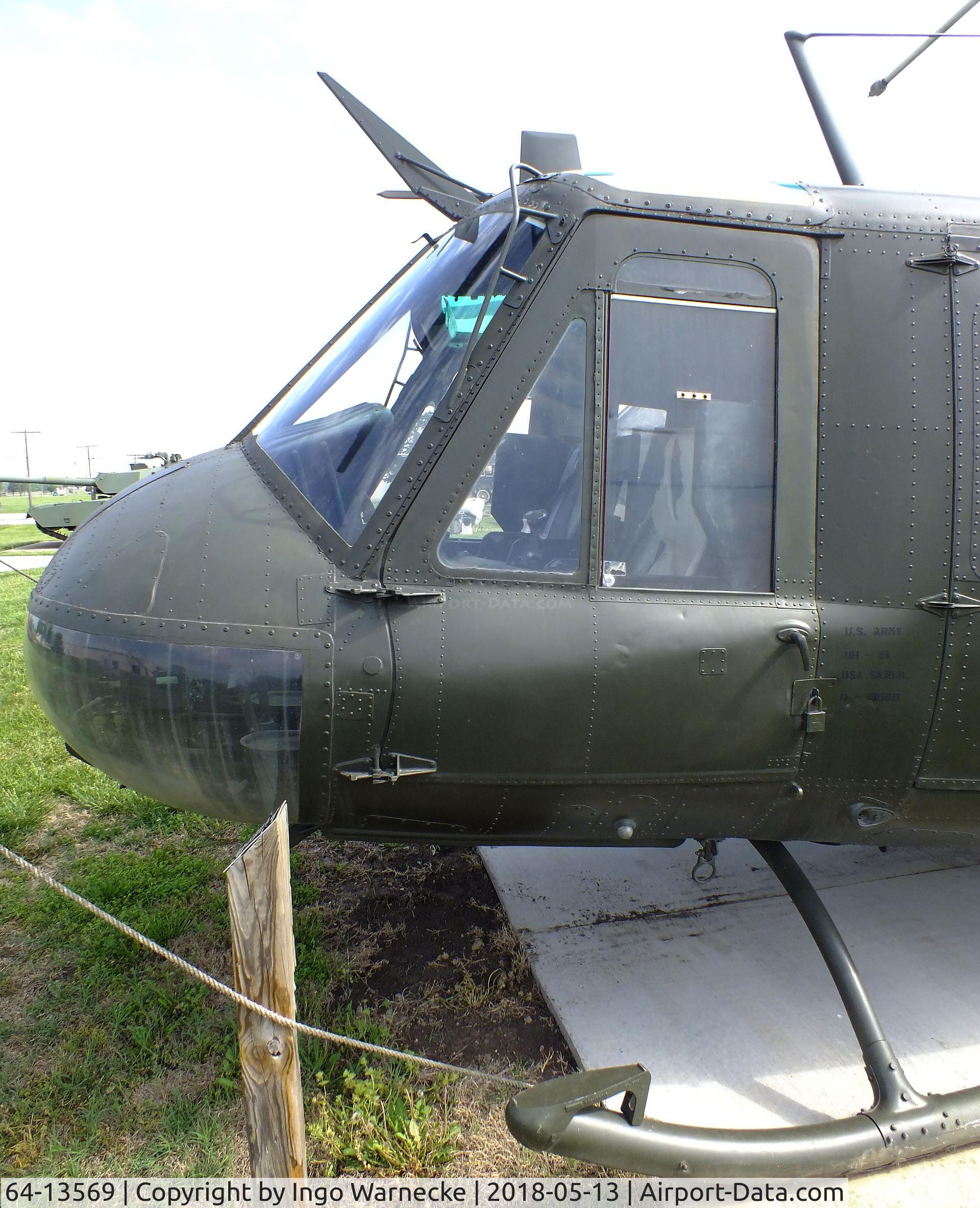64-13569, 1965 Bell UH-1H Iroquois C/N 4276, Bell UH-1H Iroquois at the Museum of the Kansas National Guard, Topeka KS
