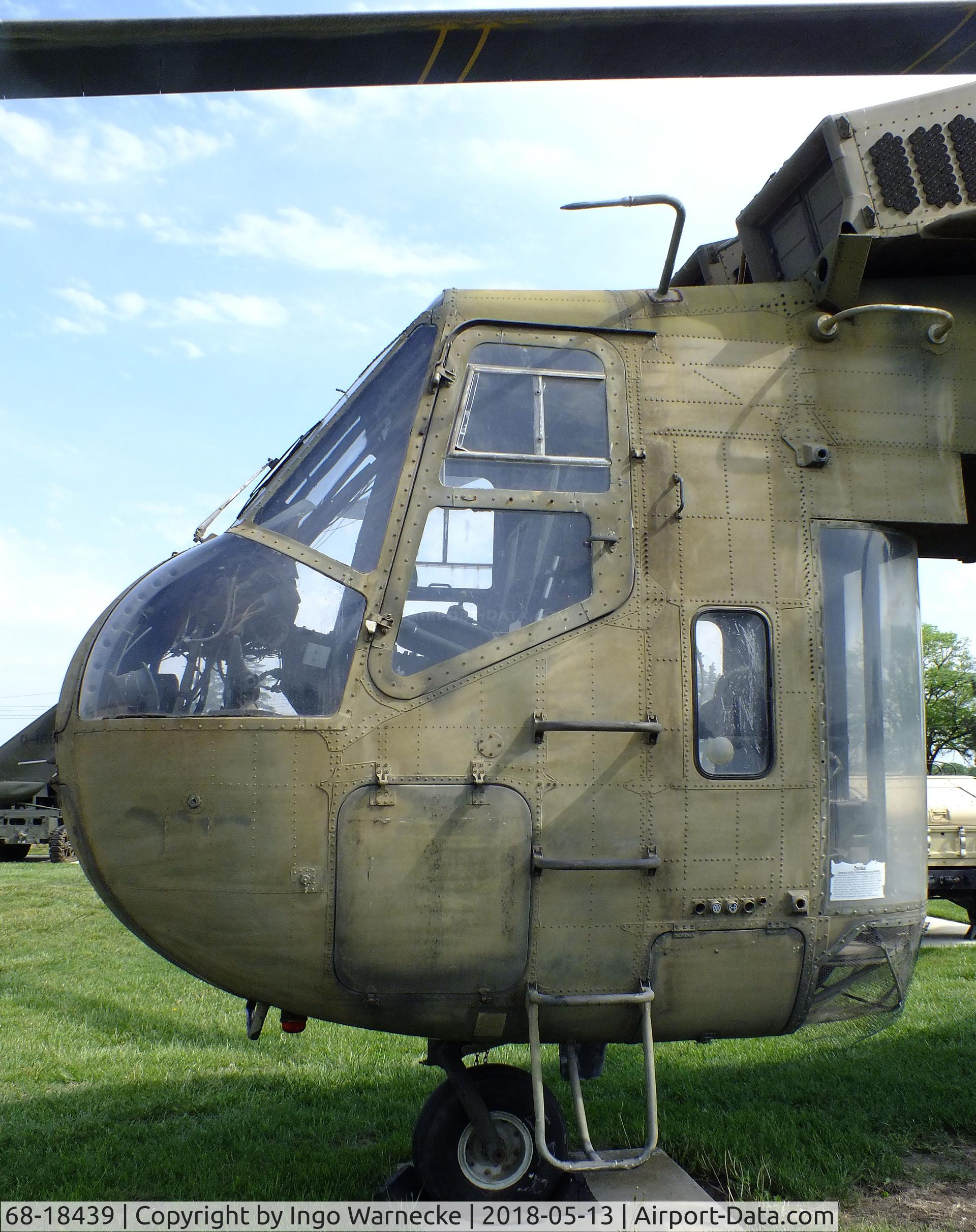 68-18439, 1968 Sikorsky CH-54A Tarhe C/N 64.041, Sikorsky CH-54A Tarhe at the Museum of the Kansas National Guard, Topeka KS