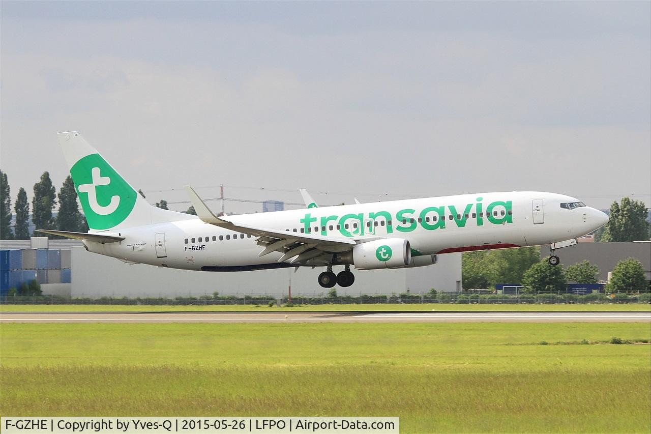 F-GZHE, 2008 Boeing 737-8K2 C/N 29678, Boeing 737-8K2, Landing rwy 06, Paris-Orly airport (LFPO-ORY)