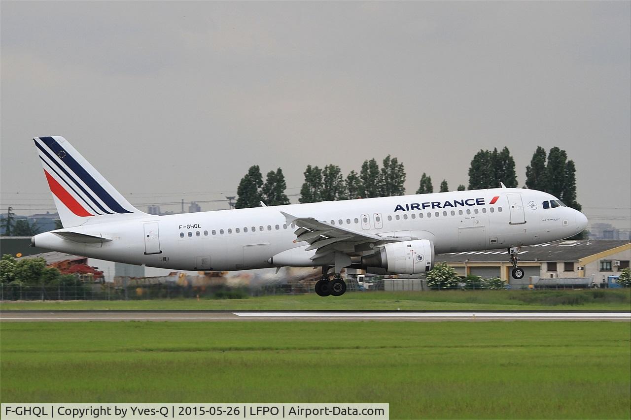 F-GHQL, 1991 Airbus A320-211 C/N 0239, Airbus A320-211, Landing rwy 06, Paris-Orly airport (LFPO-ORY)