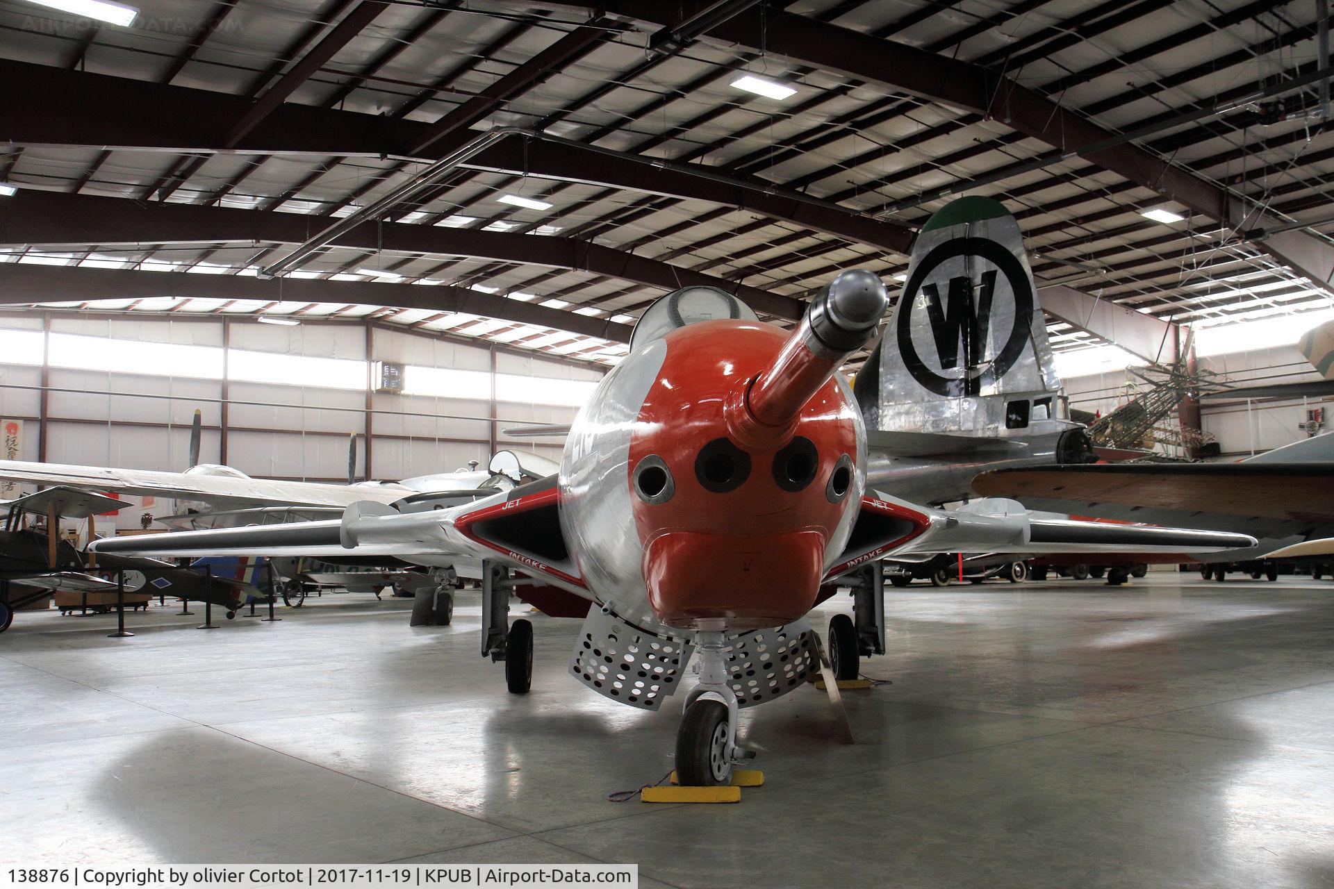 138876, Grumman F9F-6 Cougar C/N Not found 138876, front view