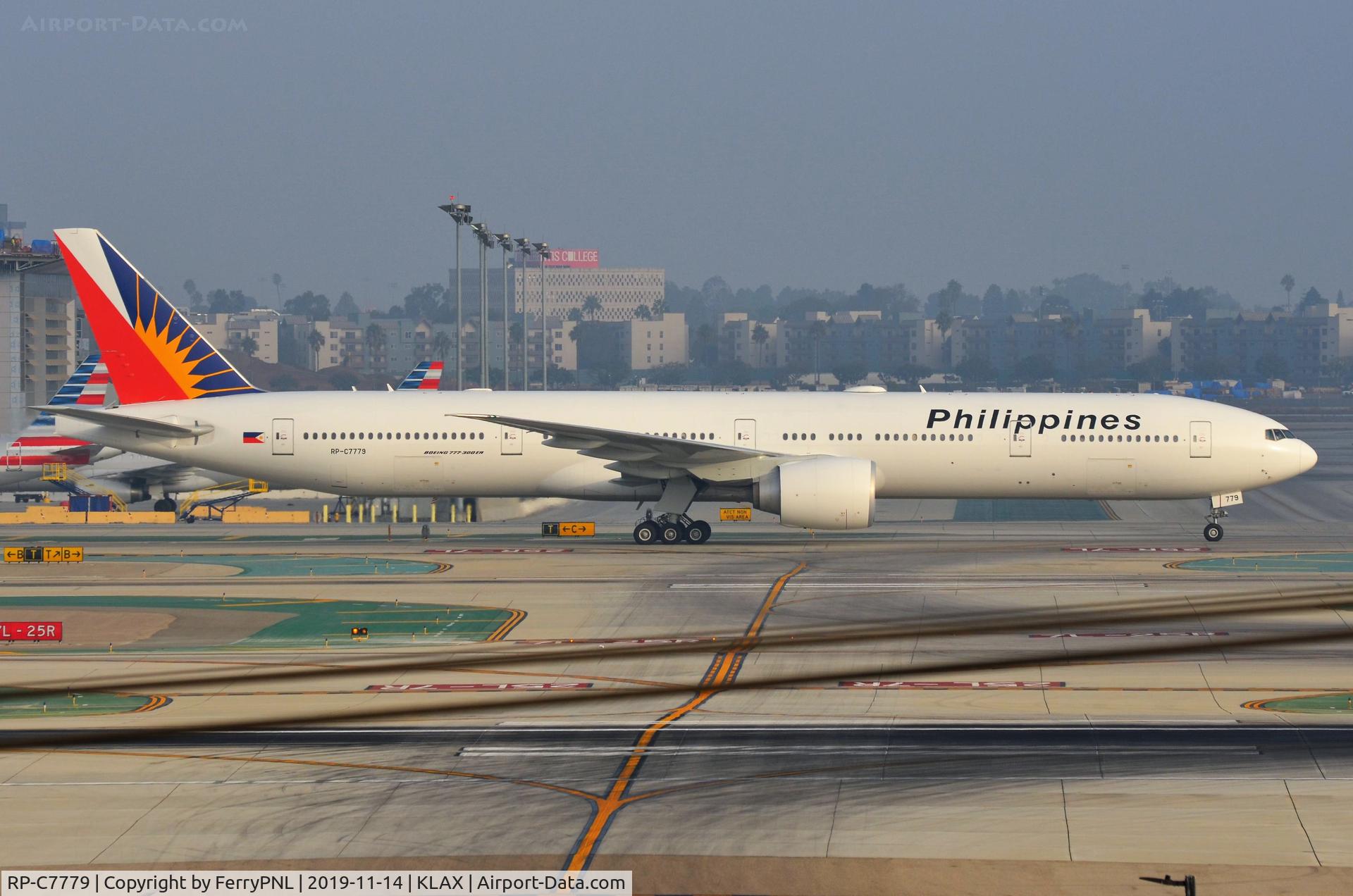 RP-C7779, 2016 Boeing 777-3F6/ER C/N 61731, Philippine B773 arriving in LAX