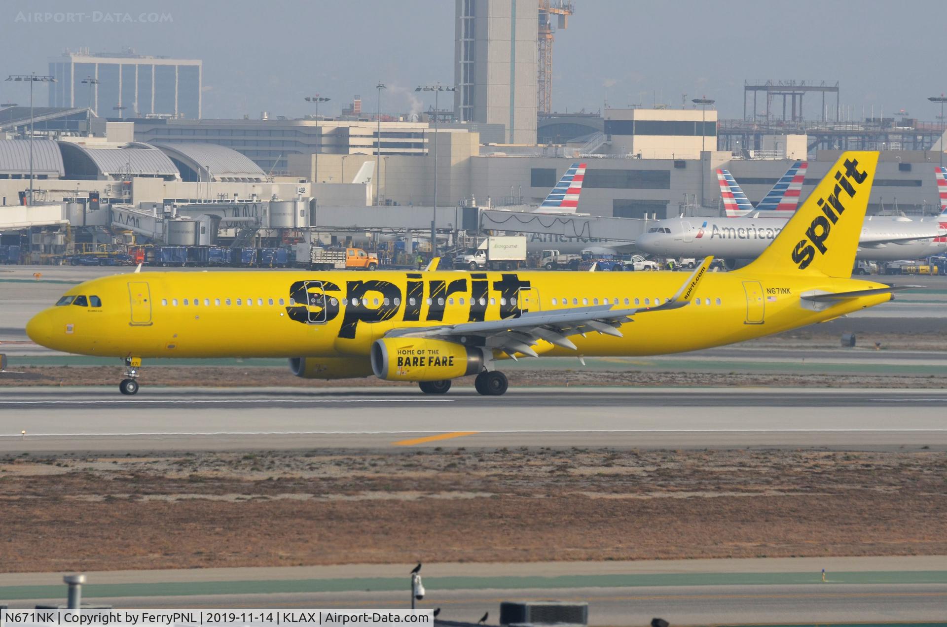N671NK, 2016 Airbus A321-231 C/N 7246, Arrival of Spirit A321