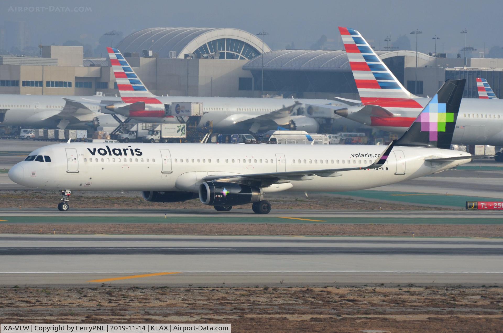 XA-VLW, 2016 Airbus A321-231 C/N 7335, Volaris A321 arriving in LAX