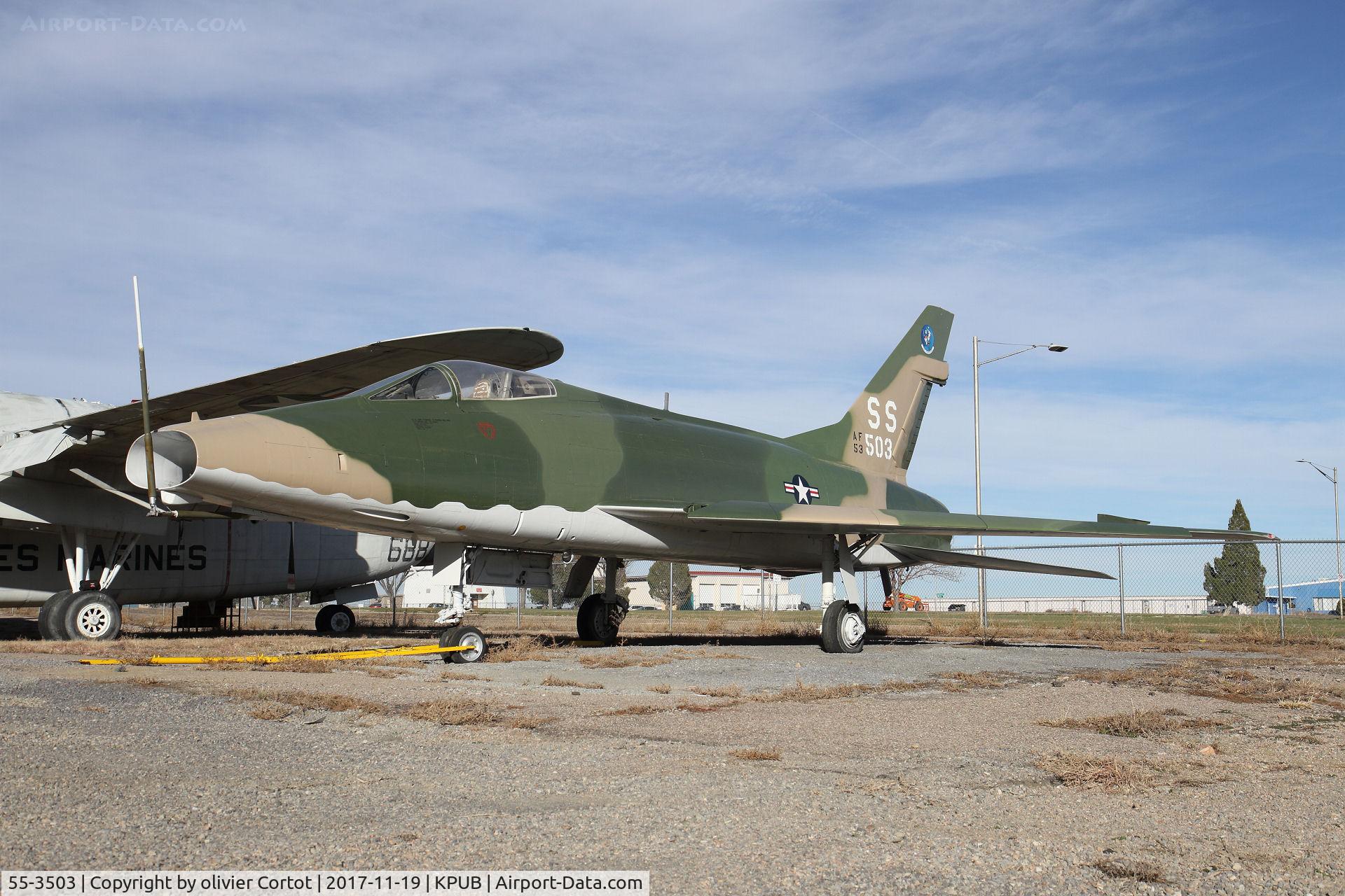 55-3503, 1954 North American F-100D Super Sabre C/N 223-185, under the sun of Colorado