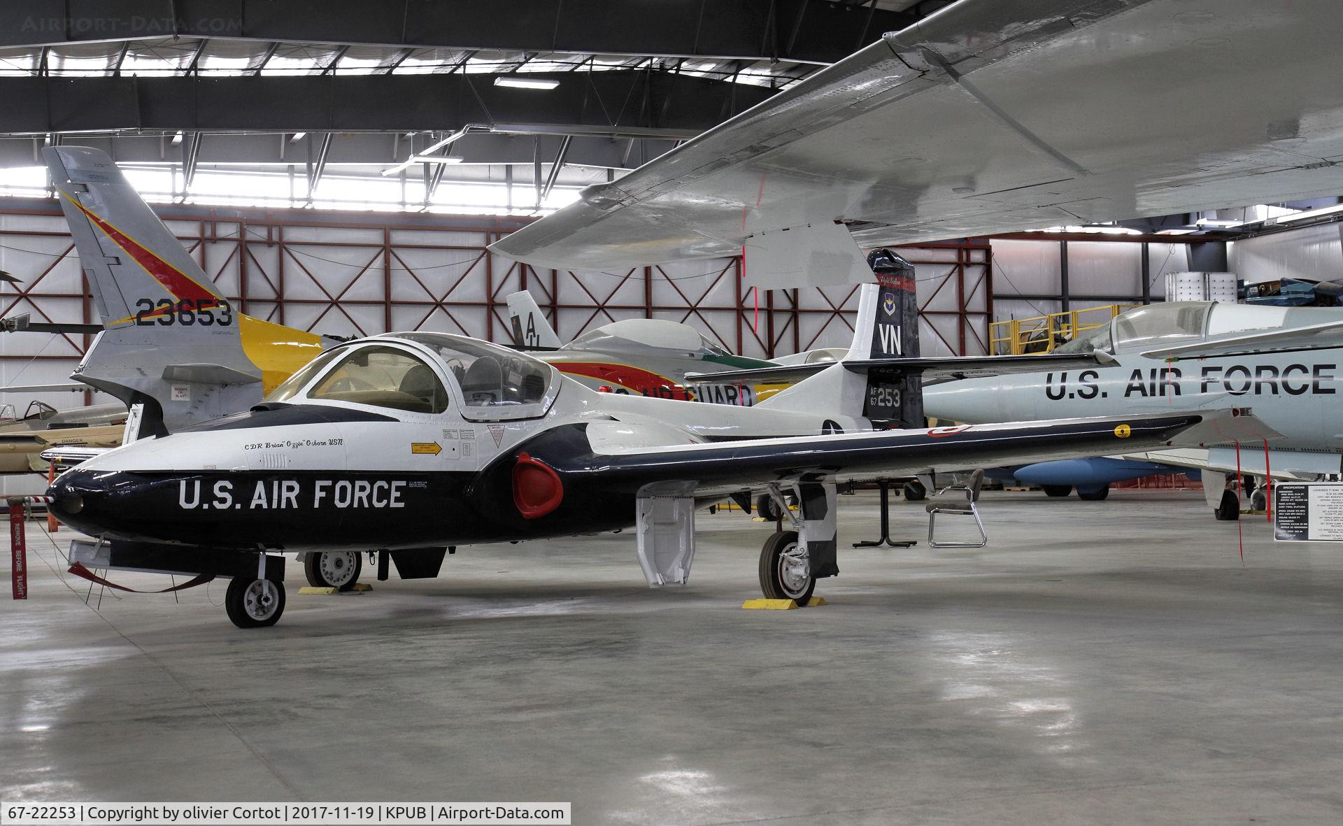 67-22253, 1967 Cessna T-37B Tweety Bird C/N 41062, nice tweety bird