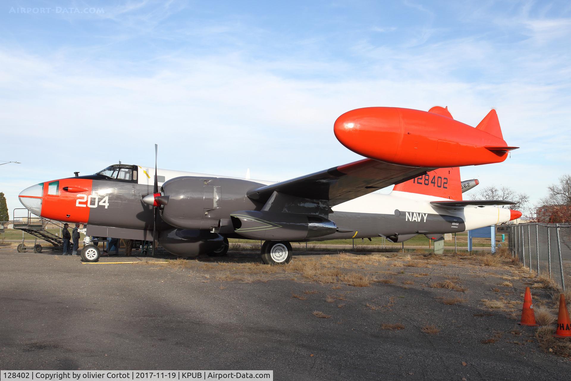 128402, Lockheed SP-2E Neptune C/N 426-5248, working on her, 2017