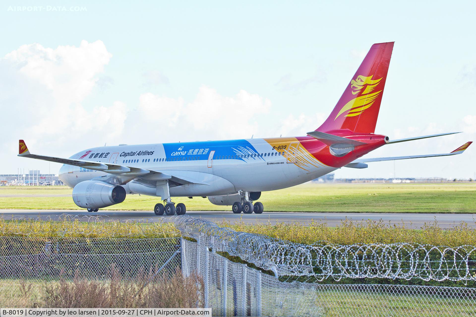 B-8019, 2009 Airbus A330-200 C/N 1020, Copenhagen 27.9.2015