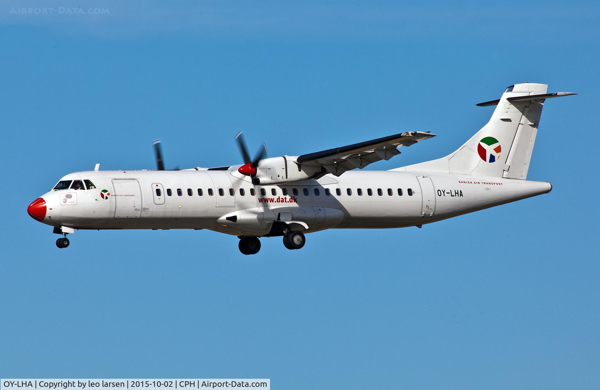 OY-LHA, 1997 ATR 72-202 C/N 508, Copenhagen 2.10.2015