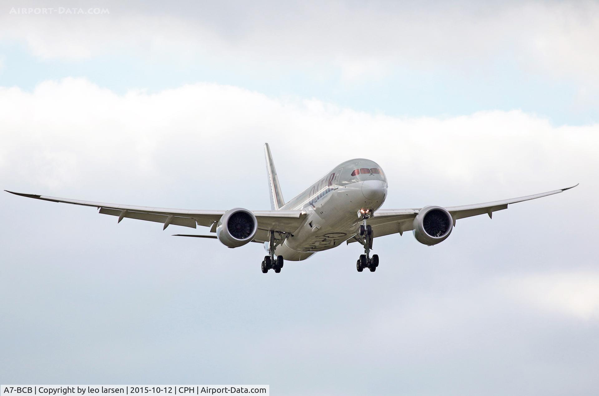 A7-BCB, 2012 Boeing 787-8 Dreamliner Dreamliner C/N 38320, Copenhagen 12.10.2015