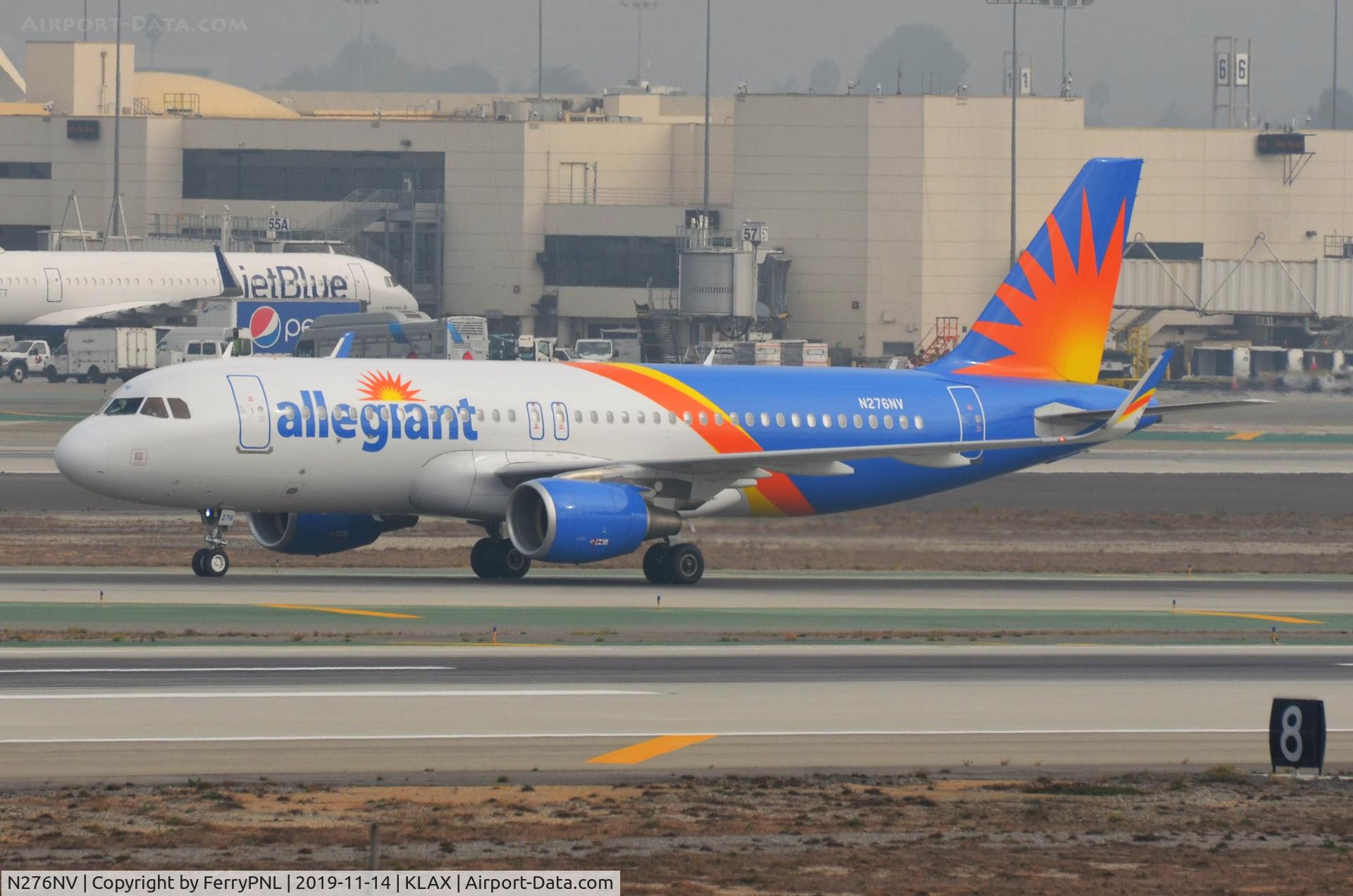 N276NV, 2019 Airbus A320-214 C/N 8671, Arrival of Allegiant A320