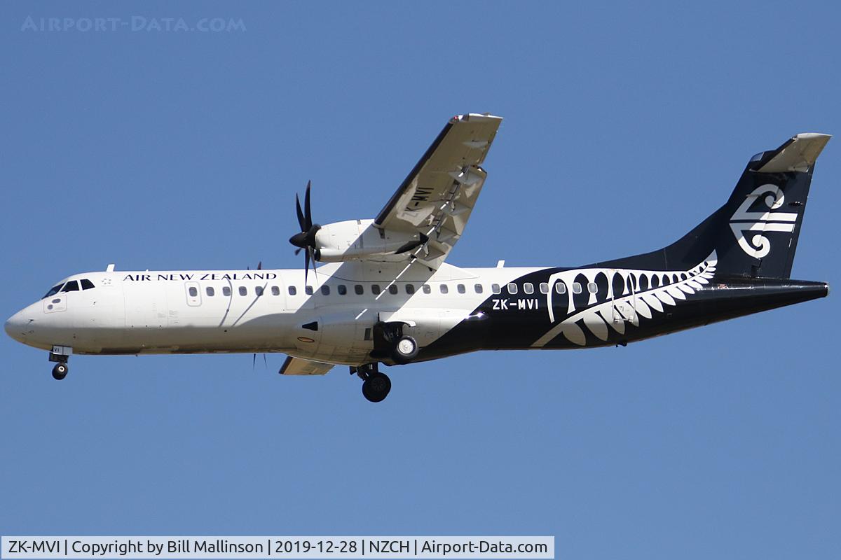 ZK-MVI, 2015 ATR 72-600 C/N 1306, from WLG