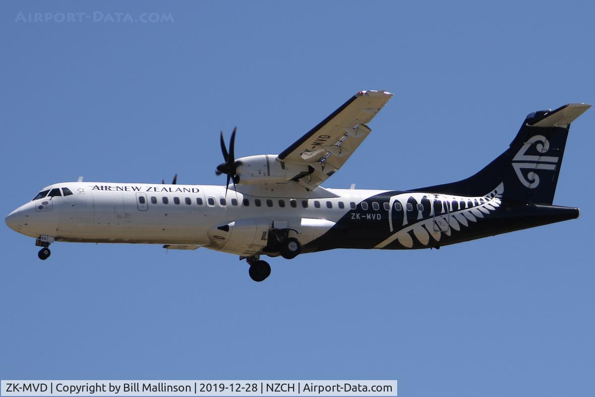ZK-MVD, 2013 ATR 72-600 C/N 1117, from WLG
