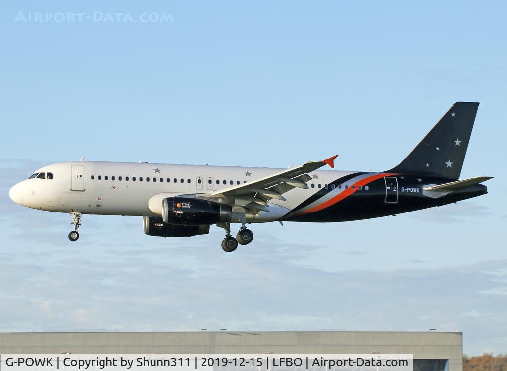 G-POWK, 2011 Airbus A320-233 C/N 4701, Landing rwy 14L