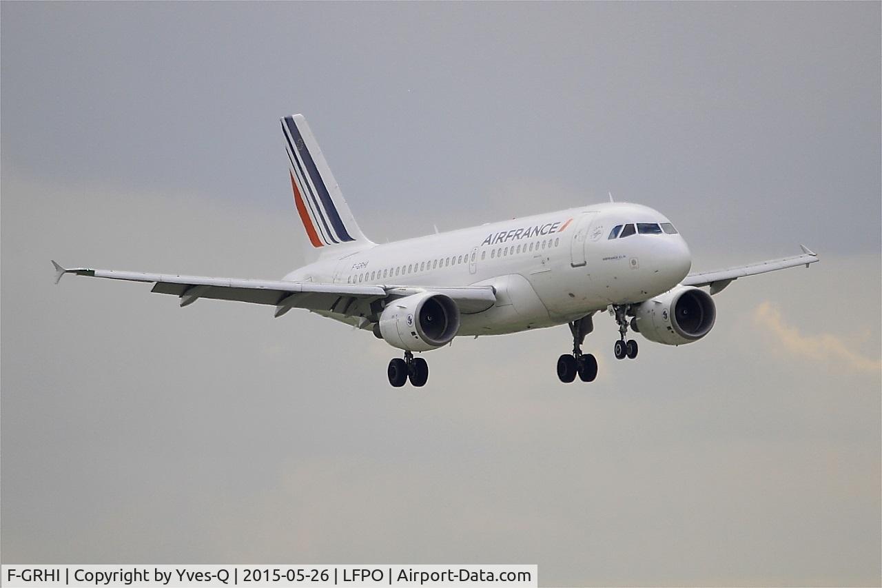 F-GRHI, 2000 Airbus A319-111 C/N 1169, Airbus A319-111, Short approach rwy 06, Paris-Orly airport (LFPO-ORY)