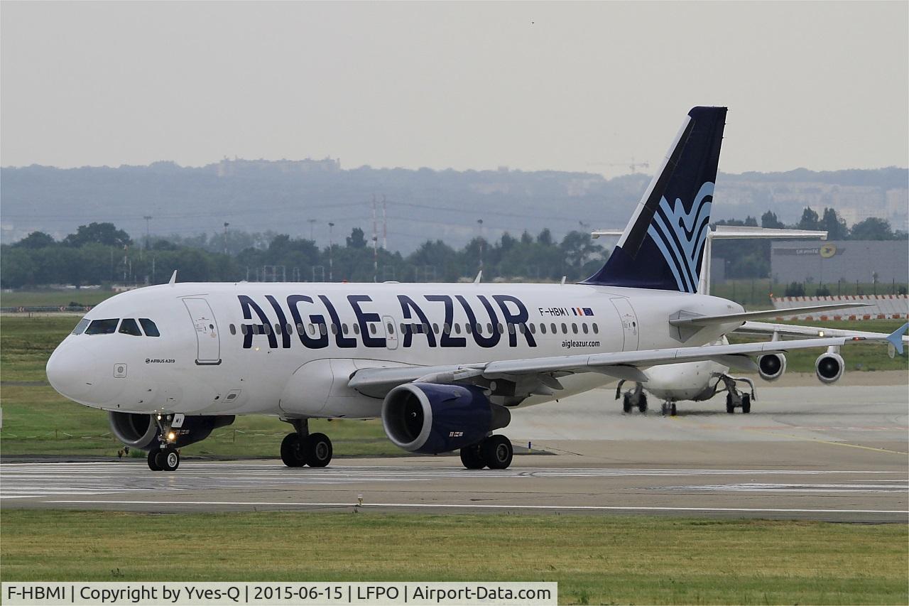 F-HBMI, 1996 Airbus A319-114 C/N 639, Airbus A319-114, Lining up rwy 08, Paris-Orly Airport (LFPO-ORY)