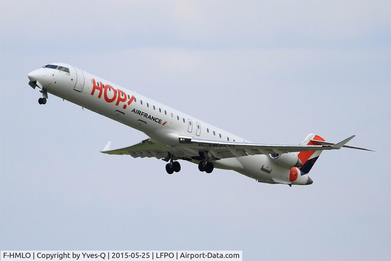 F-HMLO, 2015 Bombardier CRJ-1000EL NG (CL-600-2E25) C/N 19041, Canadair Regional Jet CRJ-1000EL, Take off rwy 24, Paris-Orly airport (LFPO-ORY)