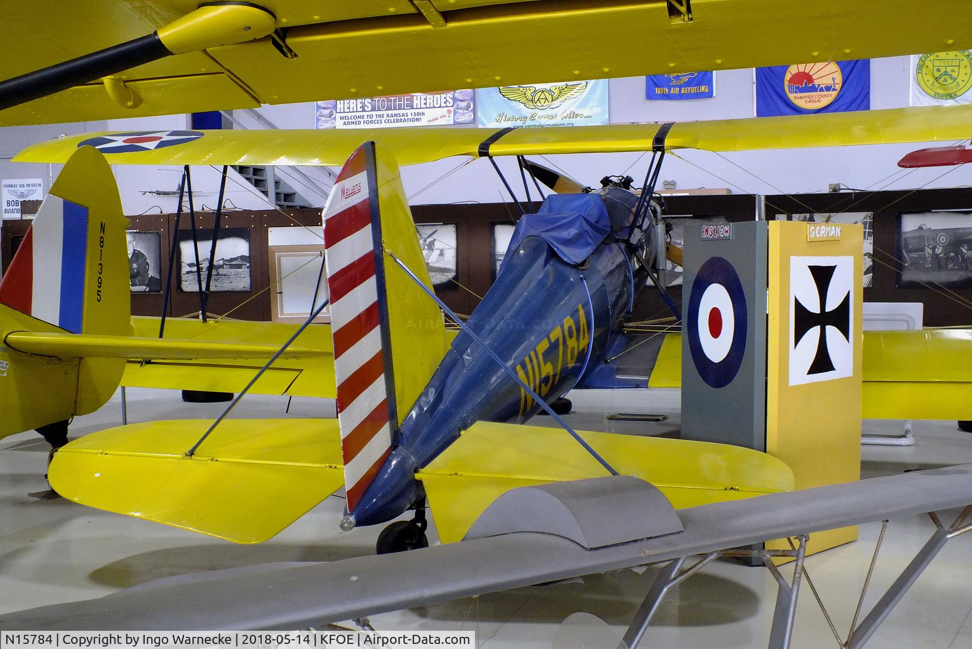 N15784, 1935 Meyers OTW C/N 1, Meyers OTW at the Combat Air Museum, Topeka KS