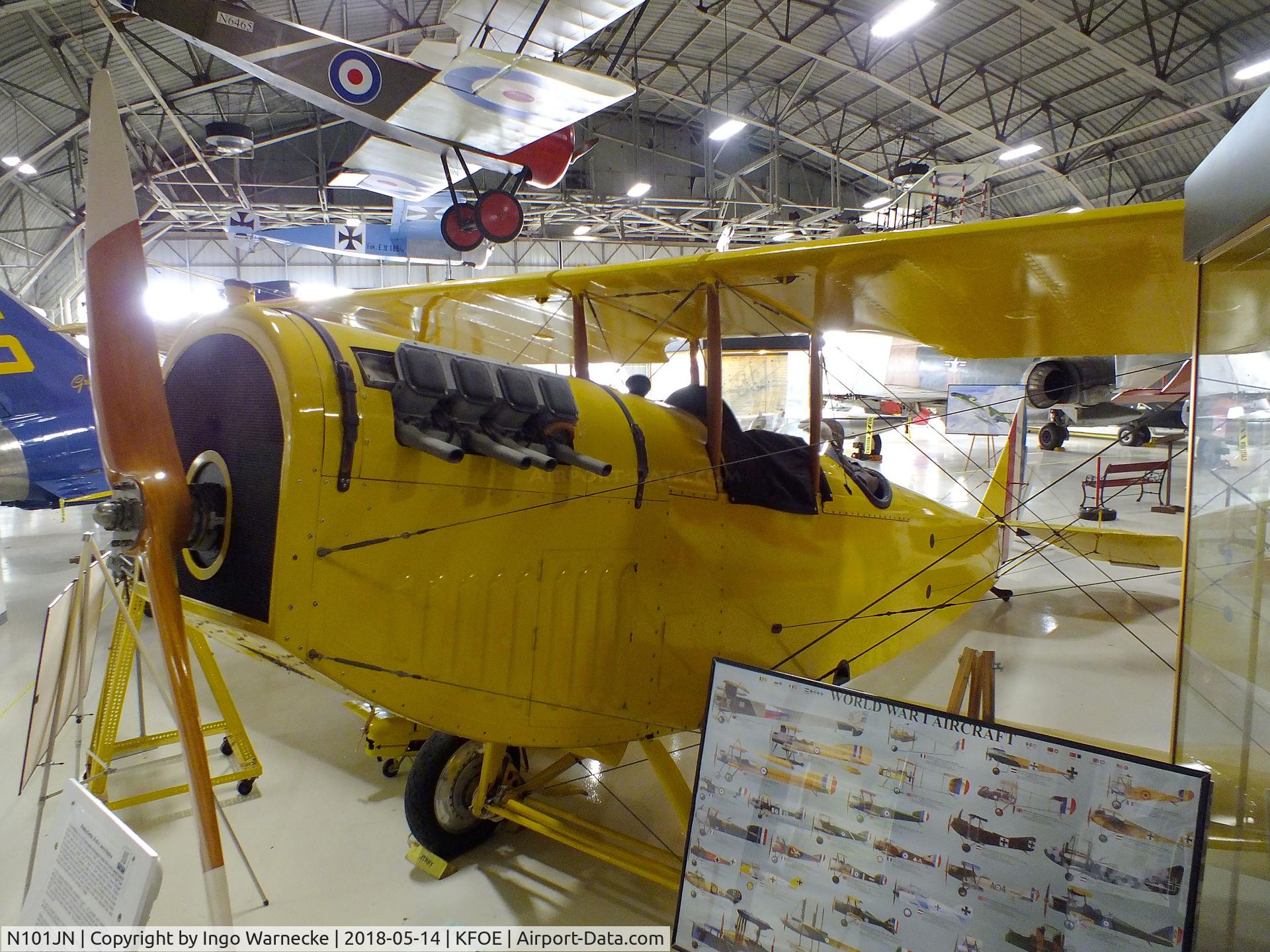 N101JN, 1969 Rowley-Curtiss JN-4D2 Replica C/N R101, Rowley-Curtiss JN-4D2 replica at the Combat Air Museum, Topeka KS