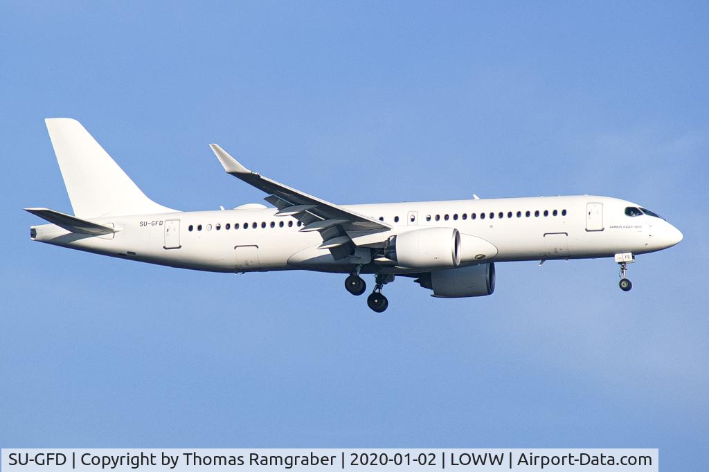 SU-GFD, 2019 Airbus A220-300 C/N 55062, Egyptair Airbus A220-300
