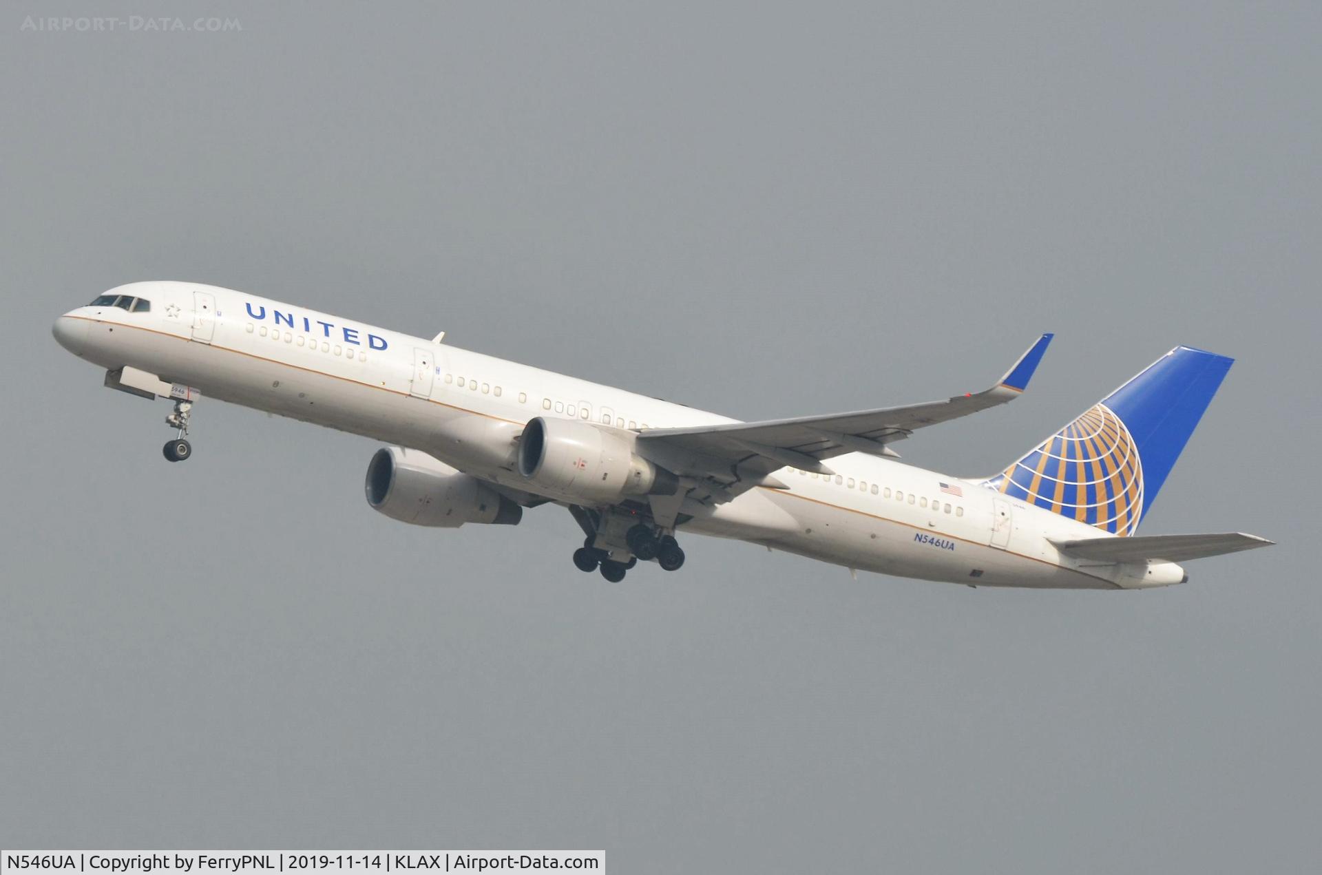 N546UA, 1991 Boeing 757-222 C/N 25367, United B752 taking-off