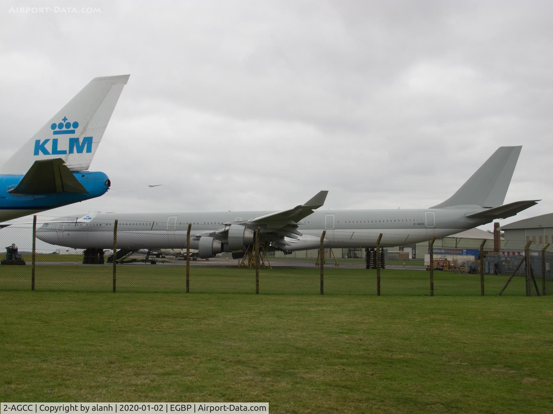 2-AGCC, 2006 Airbus A340-642 C/N 766, Parting out well advanced...
