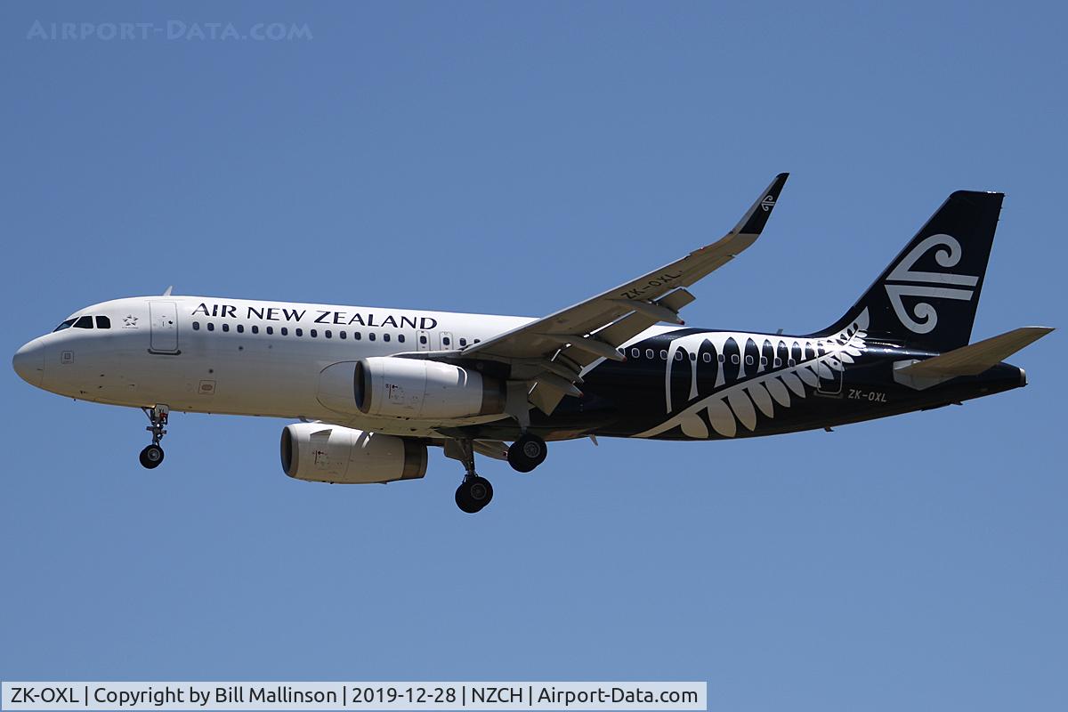 ZK-OXL, 2016 Airbus A320-232 C/N 7086, NZ646  from ZQN