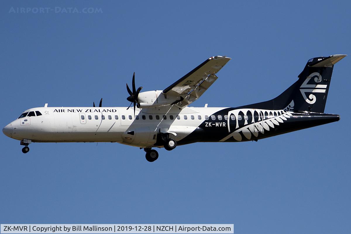 ZK-MVR, 2018 ATR 72-212 A C/N 1487, NZ5742 from DUD