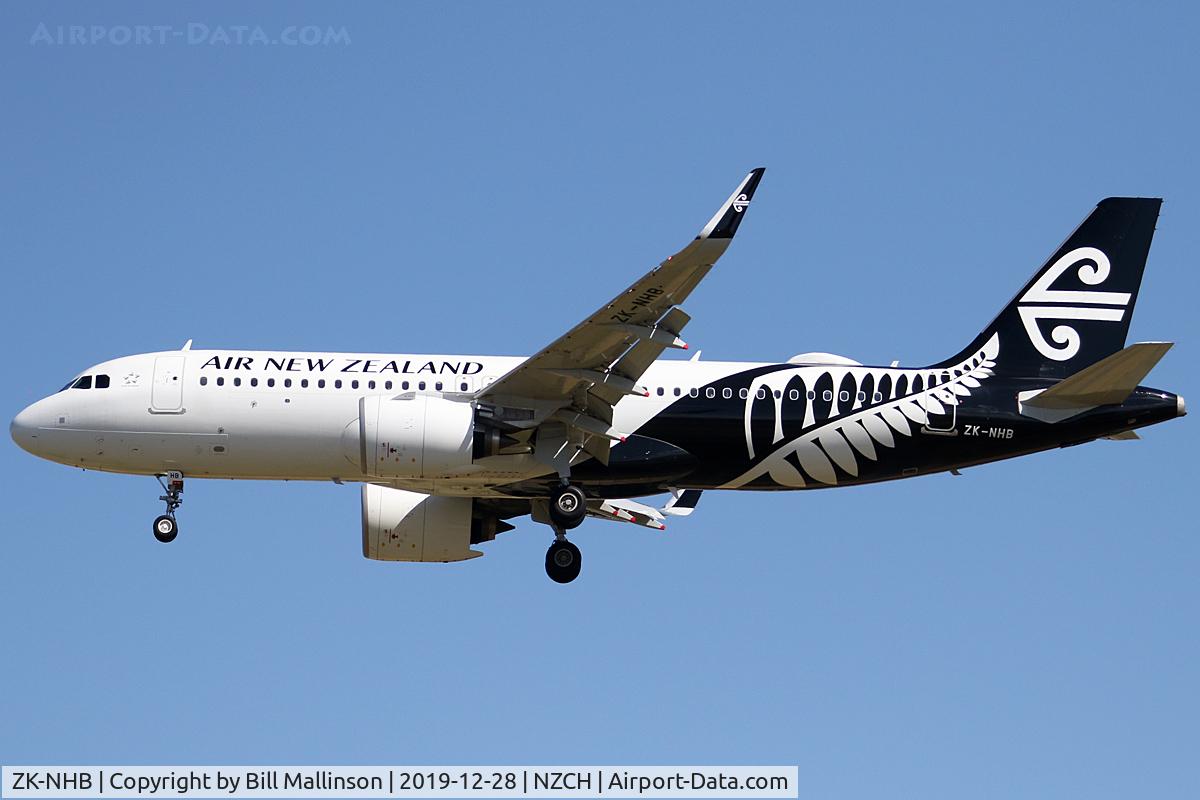 ZK-NHB, 2019 Airbus A320-271N C/N 8803, NZ527 from AKL