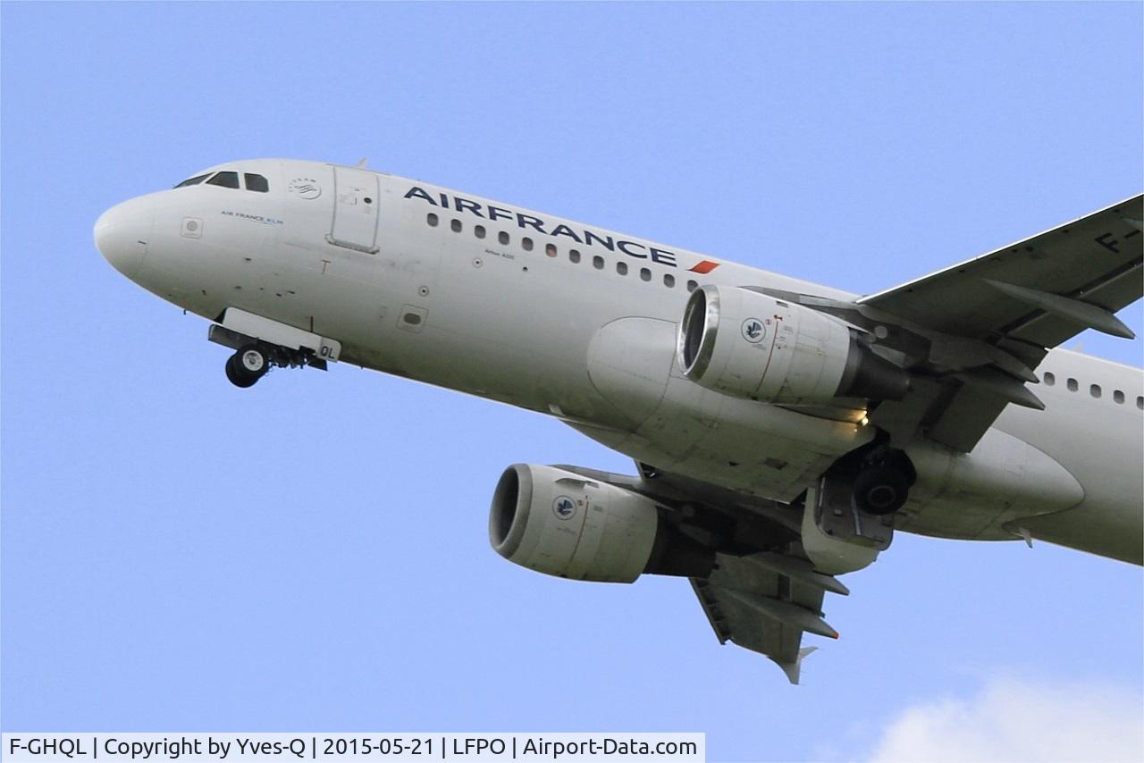 F-GHQL, 1991 Airbus A320-211 C/N 0239, Airbus A320-211, Take off rwy 24, Paris-Orly airport (LFPO-ORY)