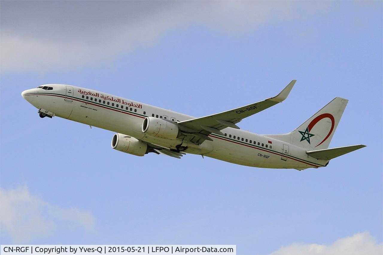 CN-RGF, 2011 Boeing 737-86N C/N 36826, Boeing 737-86N, Take off rwy 24, Paris-Orly Airport (LFPO-ORY)