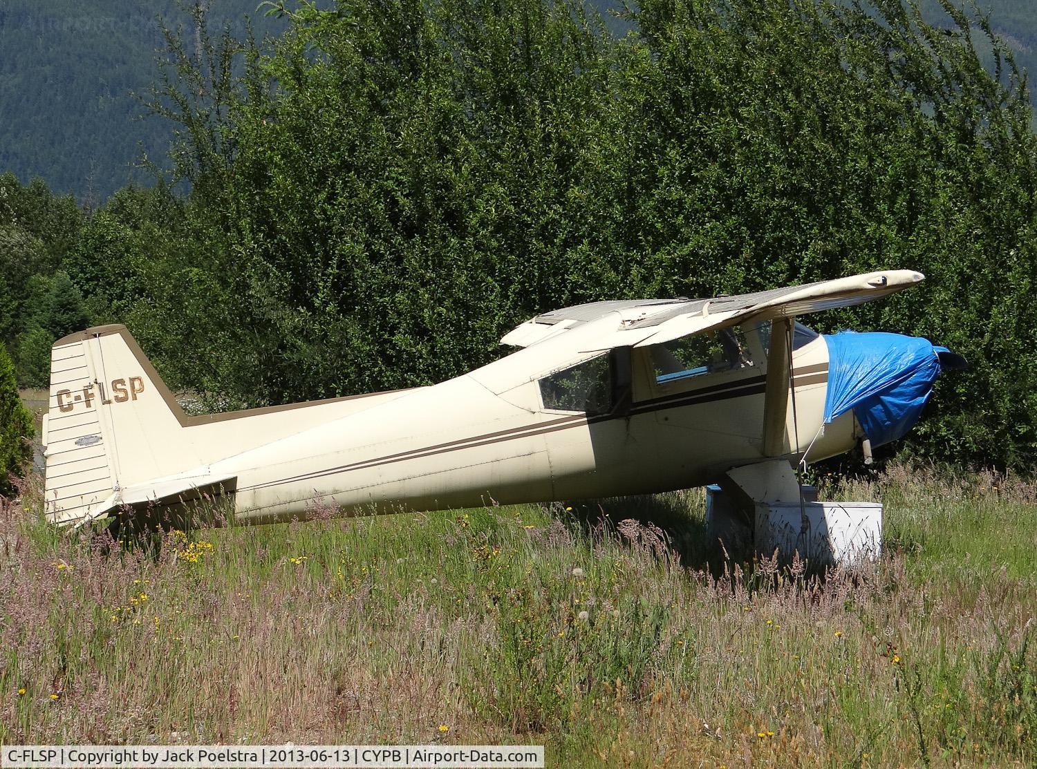 C-FLSP, 1949 Luscombe T8F Silvaire C/N 6597, Luscombe at Alberni Valley reg. airport BC