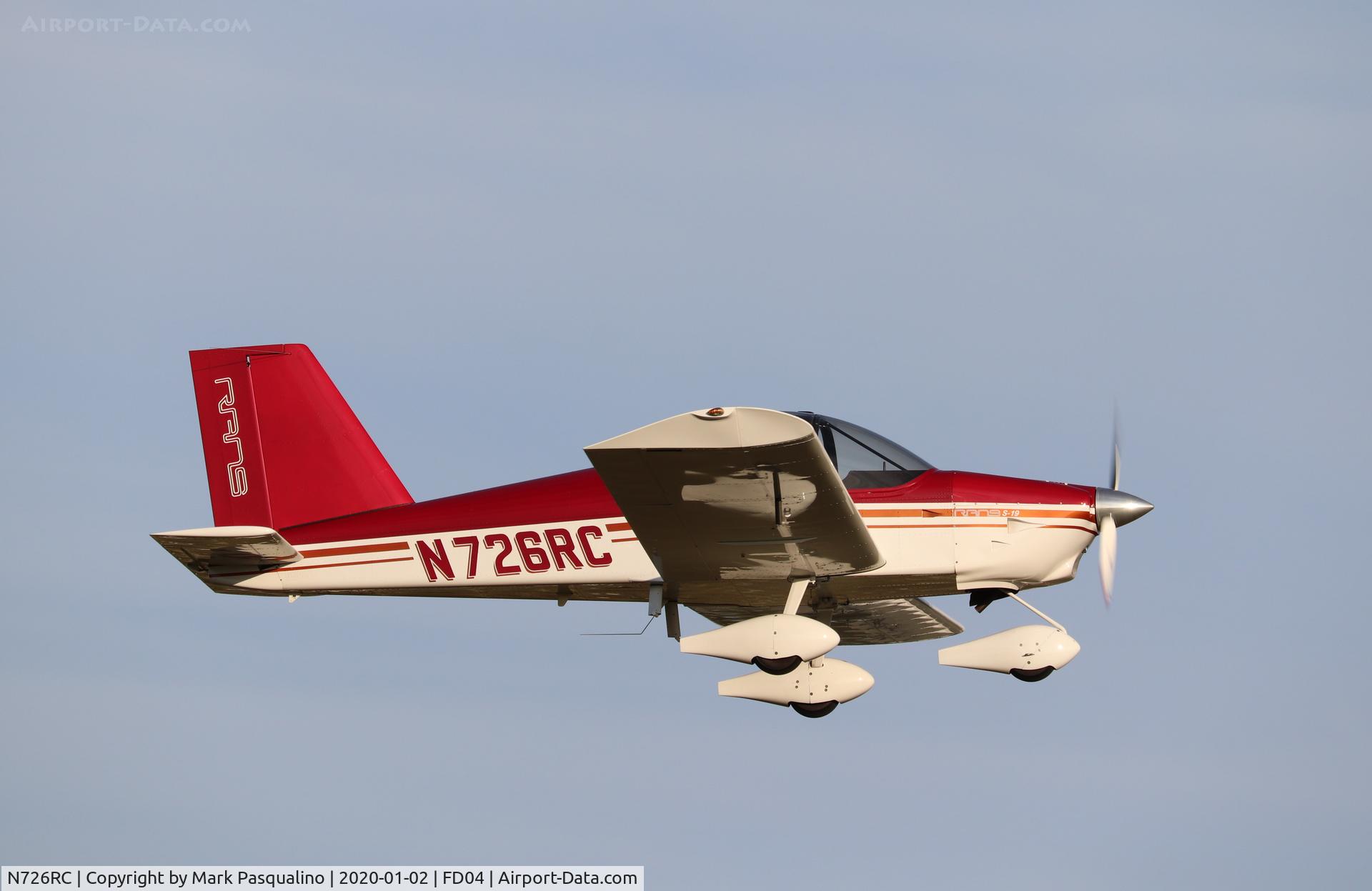 N726RC, Rans S-19 Venterra C/N 100800044, Rans S-19