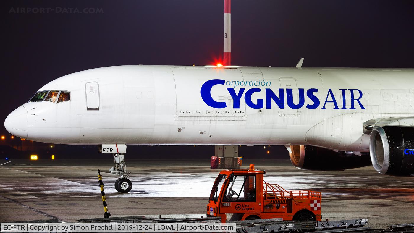 EC-FTR, 1993 Boeing 757-256(PCF) C/N 26239, EC-FTR @ Linz Airport