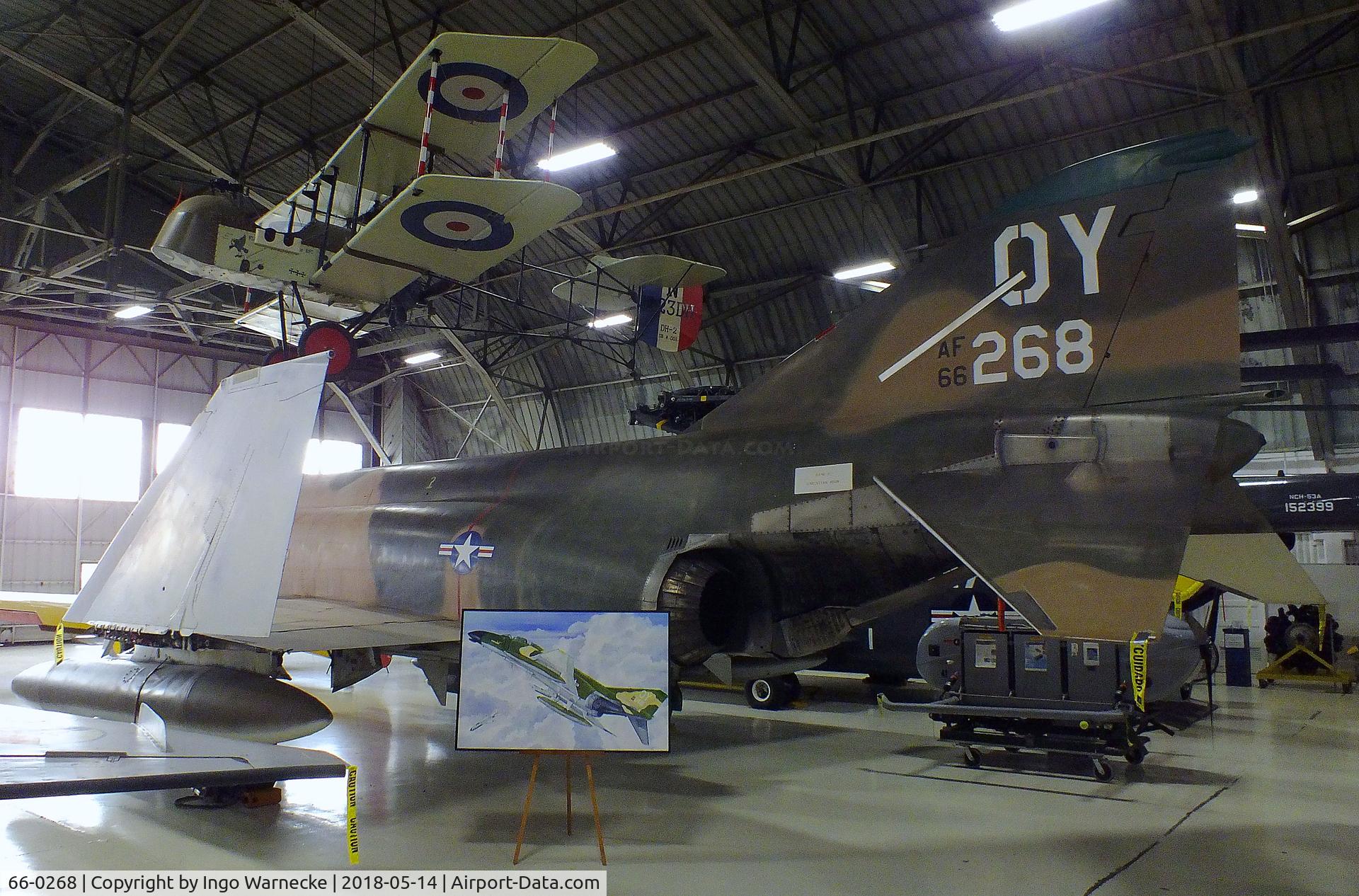 66-0268, 1966 McDonnell F-4D Phantom II C/N 1935, McDonnell F-4D Phantom II at the Combat Air Museum, Topeka KS
