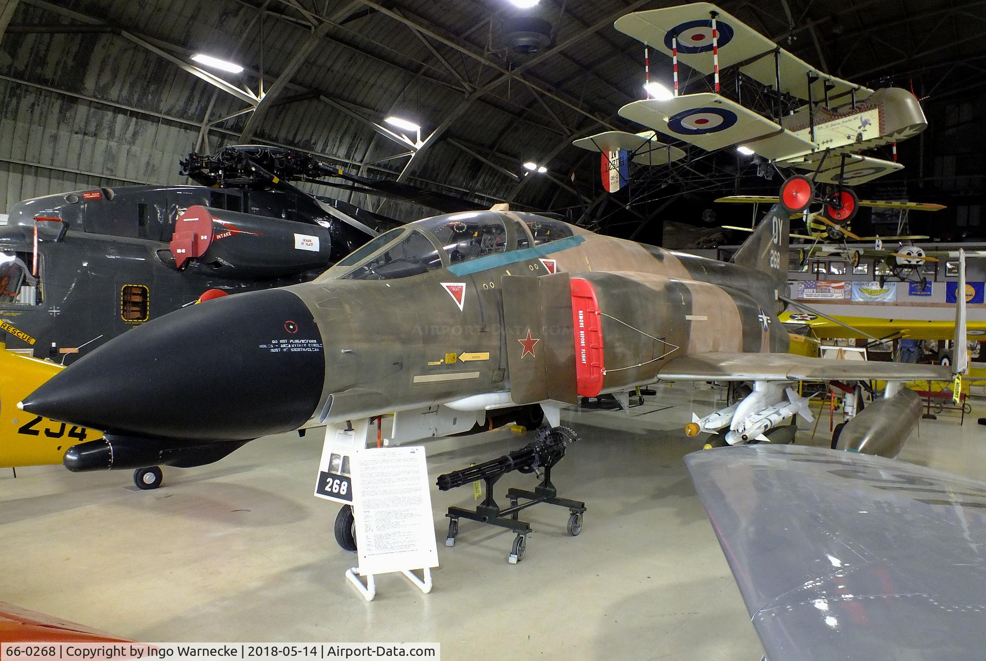 66-0268, 1966 McDonnell F-4D Phantom II C/N 1935, McDonnell F-4D Phantom II at the Combat Air Museum, Topeka KS
