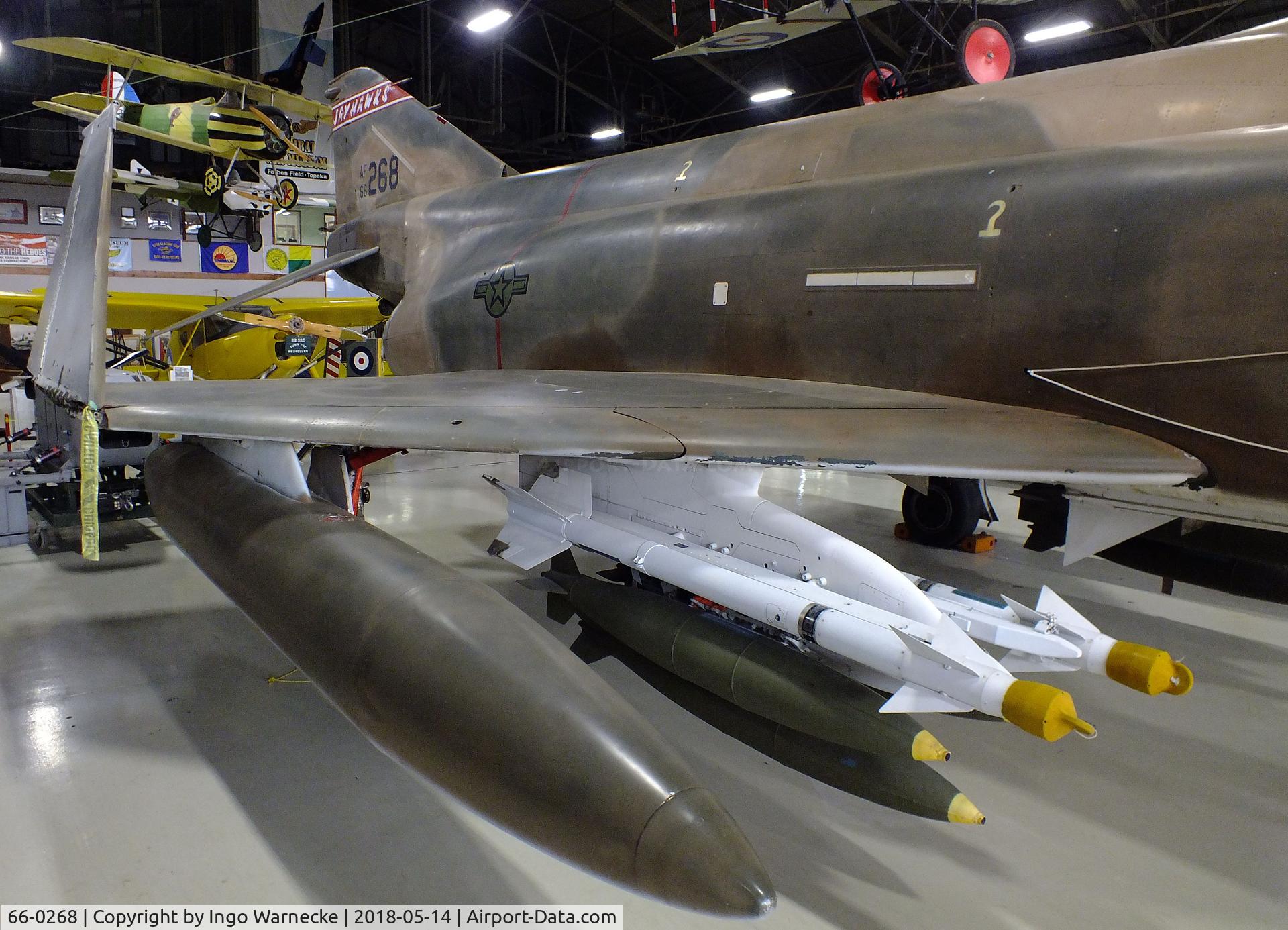66-0268, 1966 McDonnell F-4D Phantom II C/N 1935, McDonnell F-4D Phantom II at the Combat Air Museum, Topeka KS
