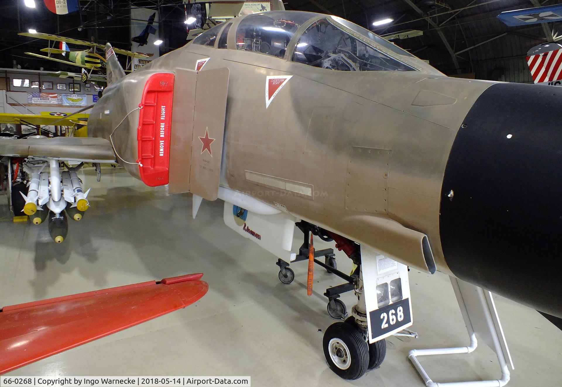 66-0268, 1966 McDonnell F-4D Phantom II C/N 1935, McDonnell F-4D Phantom II at the Combat Air Museum, Topeka KS