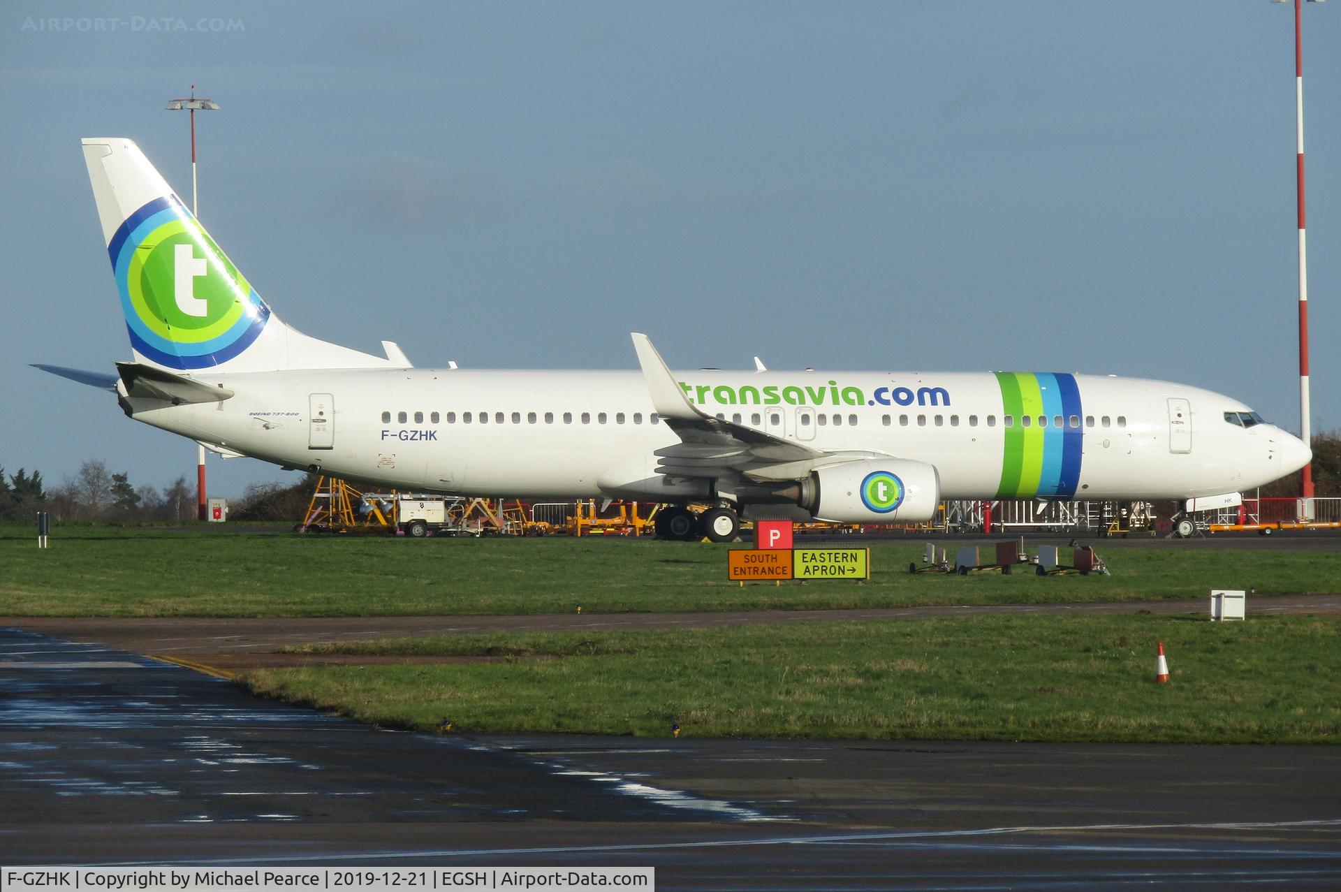 F-GZHK, 2014 Boeing 737-8K2 C/N 37790, On the Eastern Apron following some maintenance work.