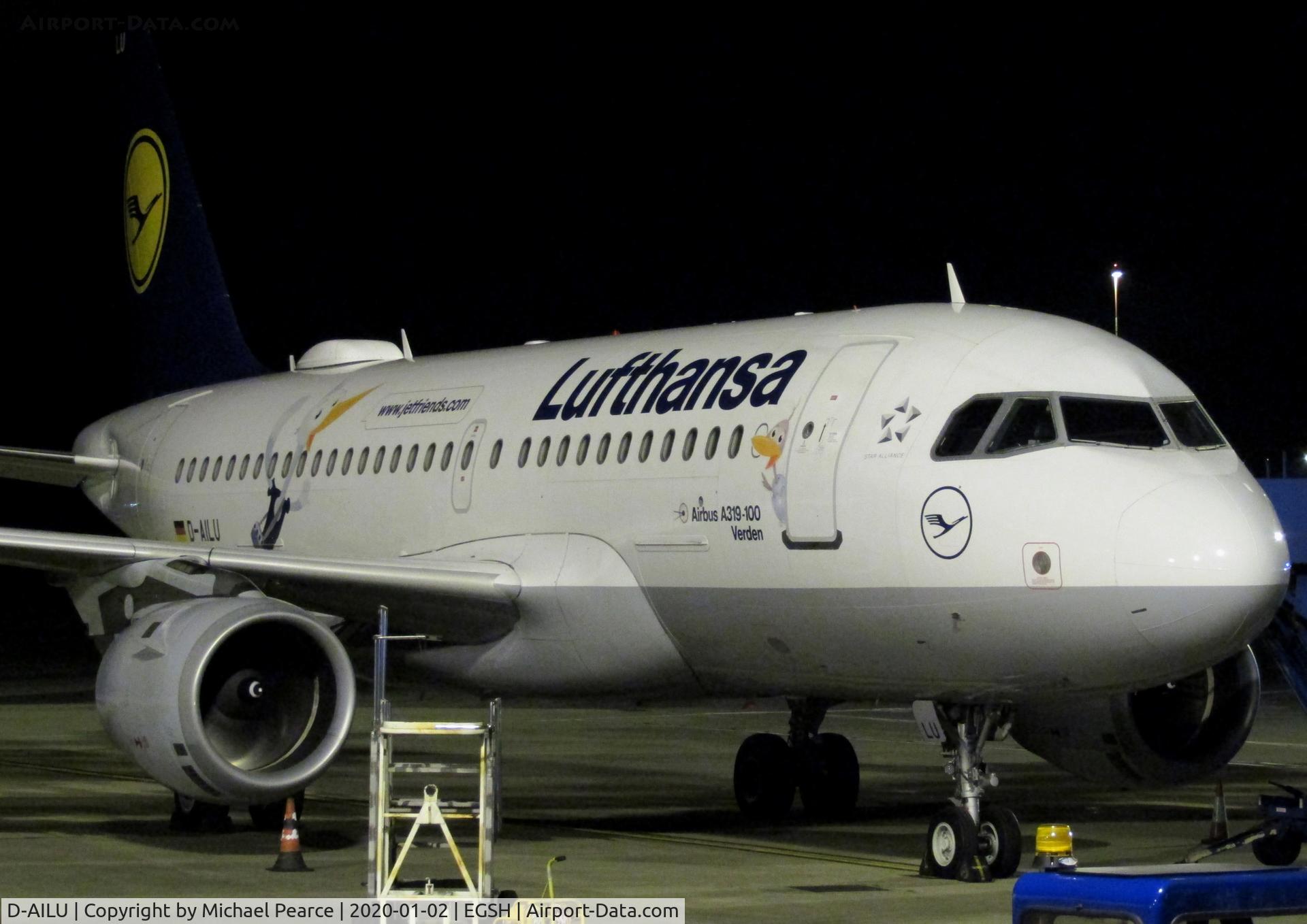 D-AILU, 1997 Airbus A319-114 C/N 744, 