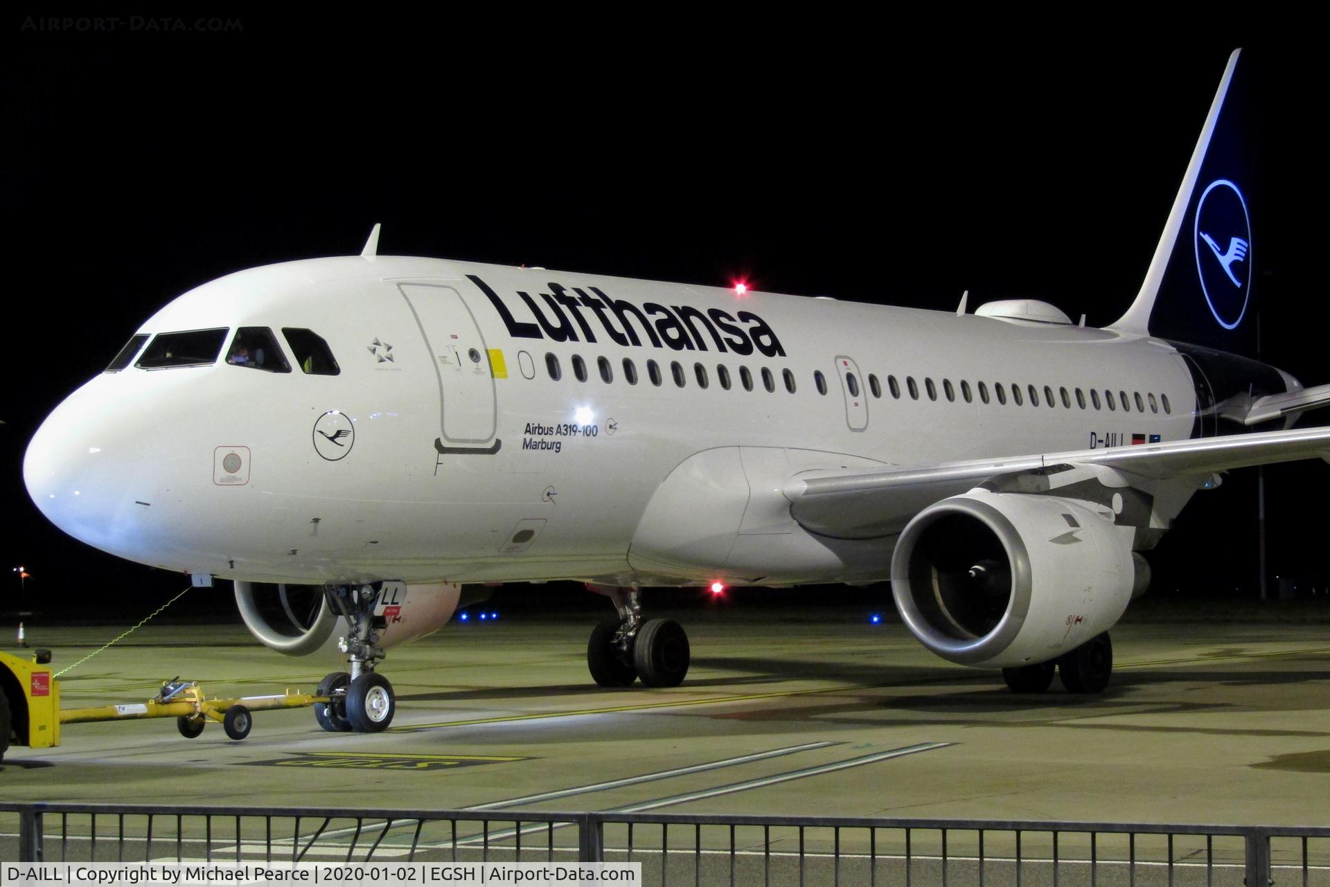 D-AILL, 1997 Airbus A319-114 C/N 689, 