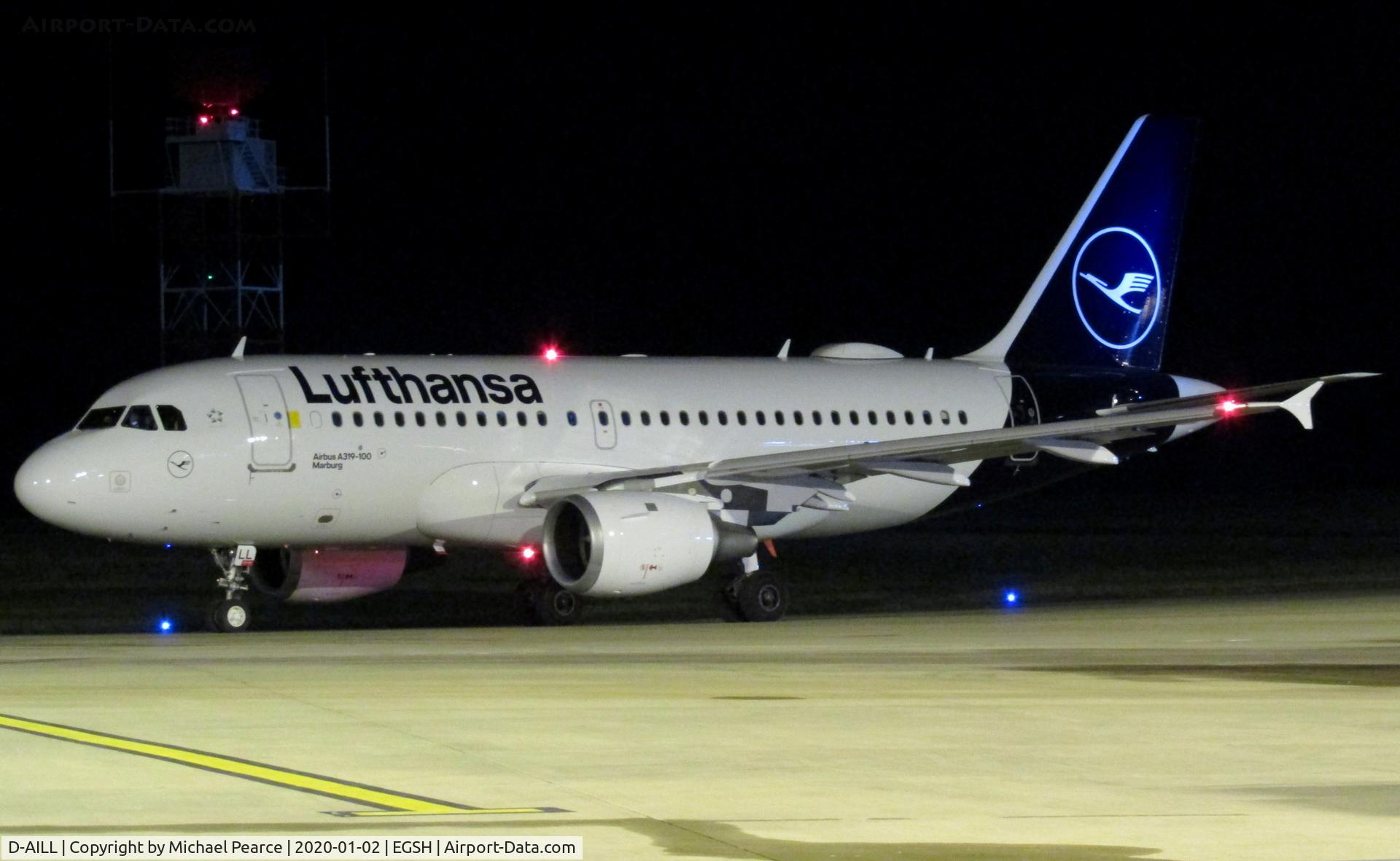 D-AILL, 1997 Airbus A319-114 C/N 689, 