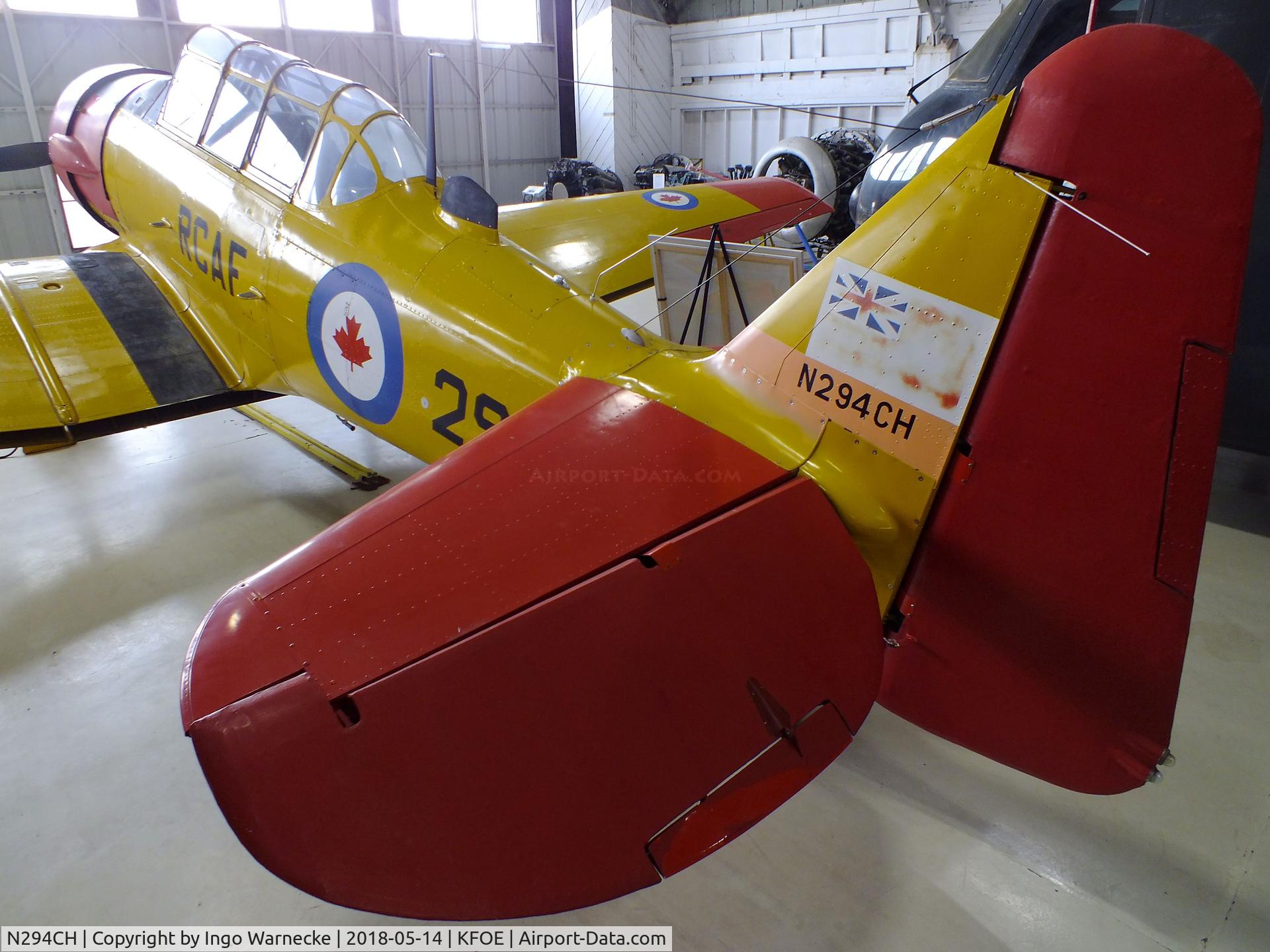 N294CH, 1947 Canadian Car & Foundry Harvard MK IV C/N CCF4-85, Canadian Car & Foundry (CCF) Harvard Mk4 (North American T-6) at the Combat Air Museum, Topeka KS