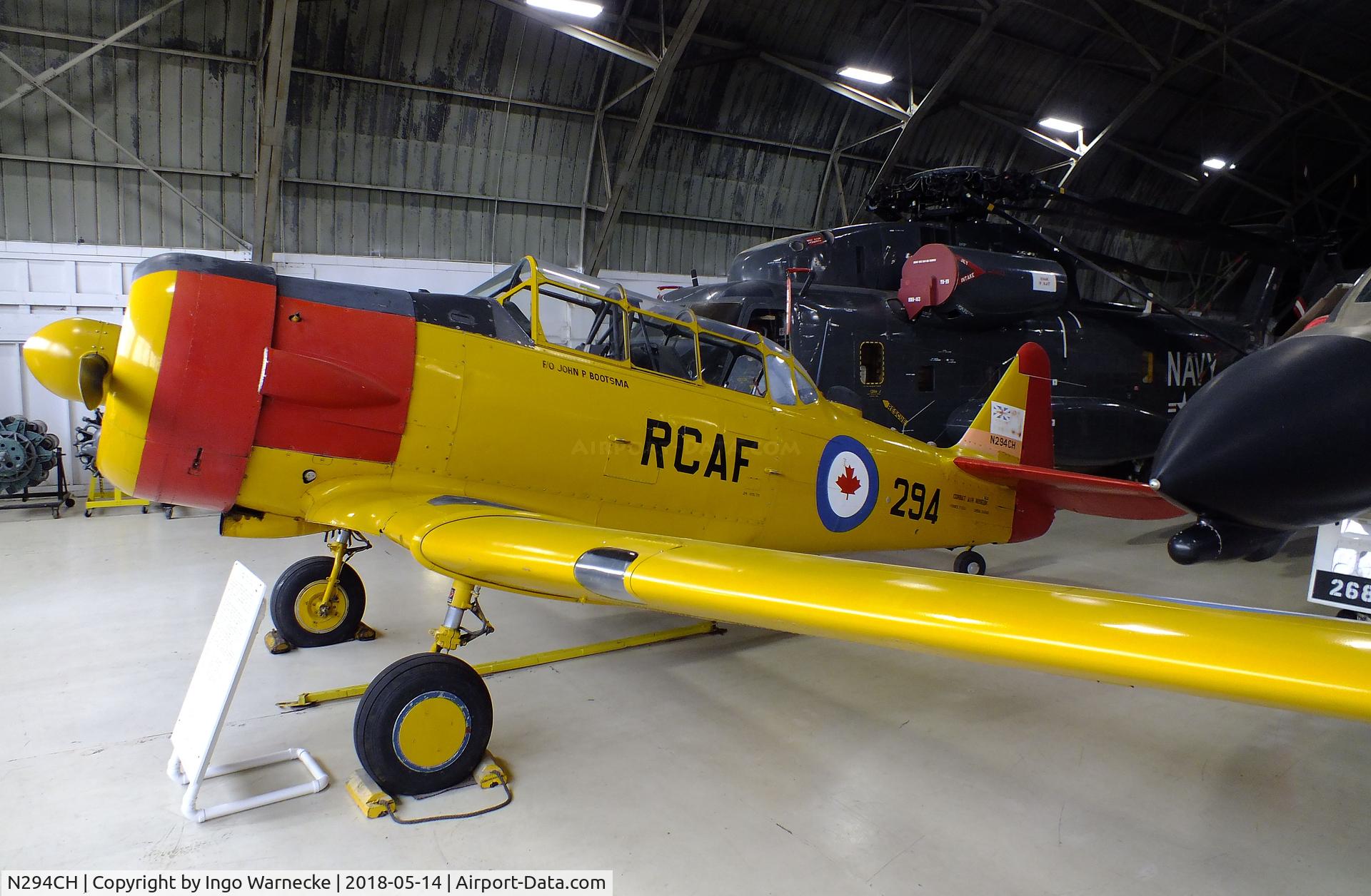 N294CH, 1947 Canadian Car & Foundry Harvard MK IV C/N CCF4-85, Canadian Car & Foundry (CCF) Harvard Mk IV (North American T-6) at the Combat Air Museum, Topeka KS