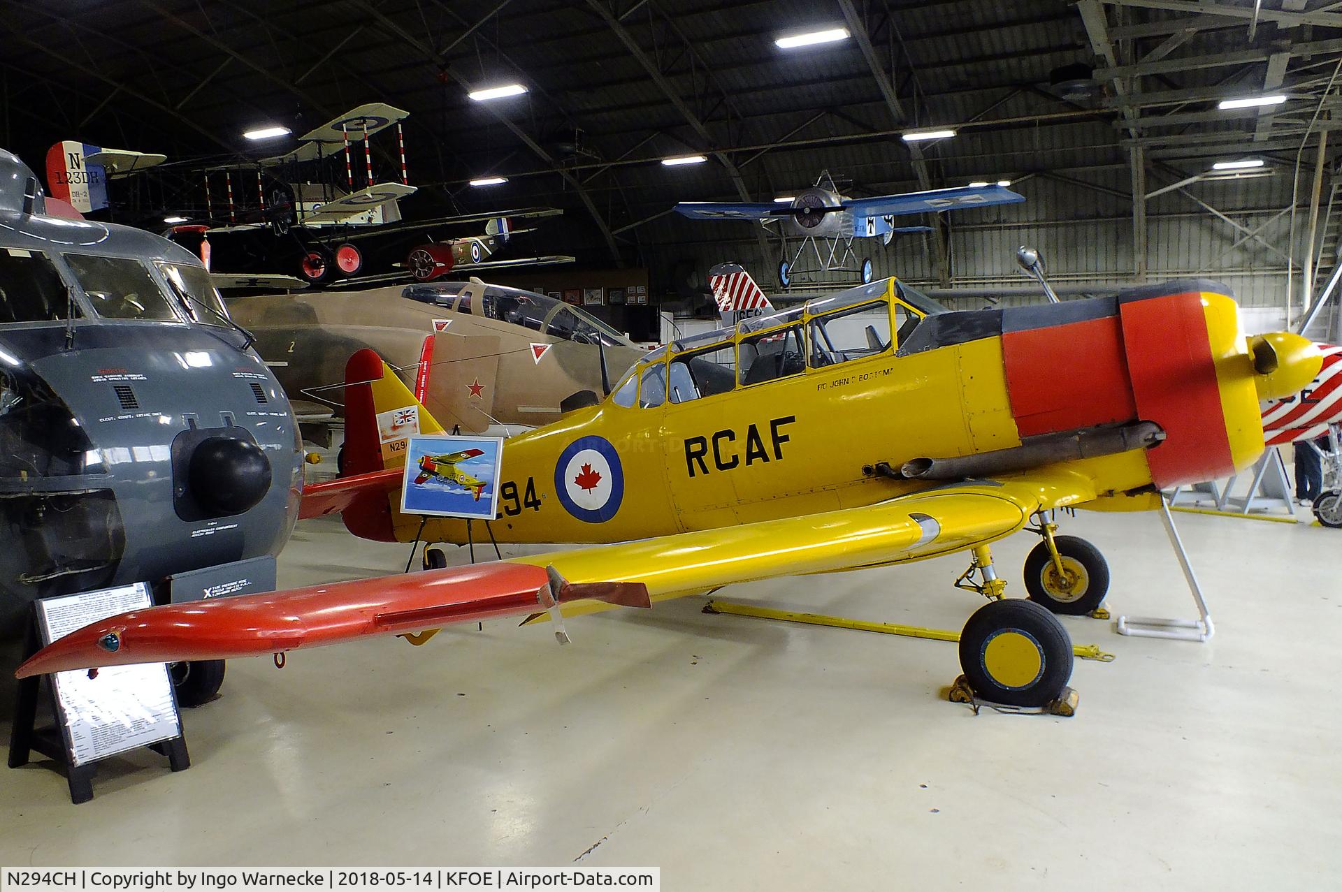 N294CH, 1947 Canadian Car & Foundry Harvard MK IV C/N CCF4-85, Canadian Car & Foundry (CCF) Harvard Mk4 (North American T-6) at the Combat Air Museum, Topeka KS