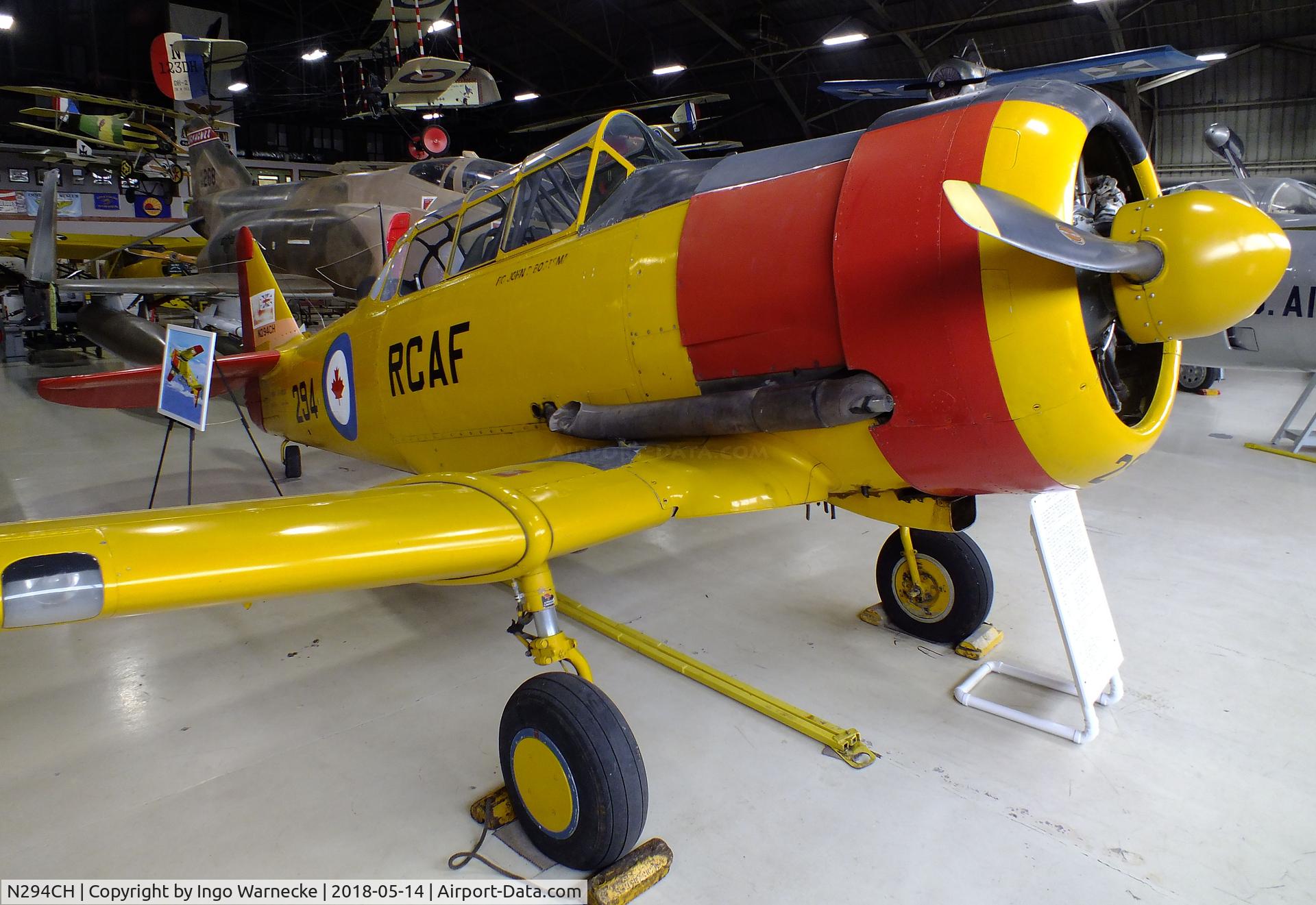 N294CH, 1947 Canadian Car & Foundry Harvard MK IV C/N CCF4-85, Canadian Car & Foundry (CCF) Harvard Mk4 (North American T-6) at the Combat Air Museum, Topeka KS