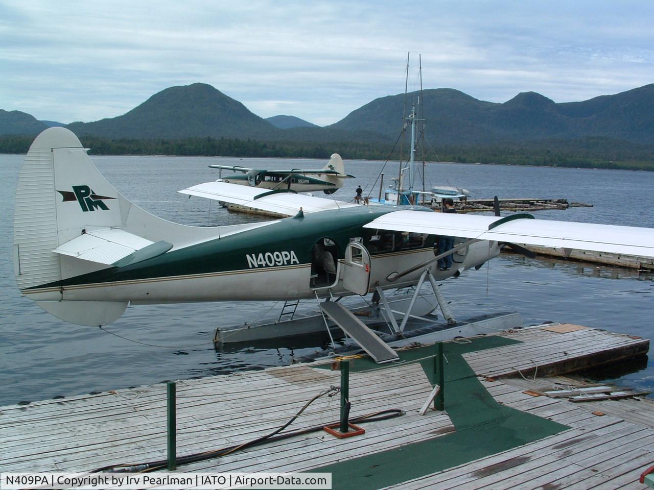 N409PA, 1960 De Havilland Canada DHC-3 Turbo Otter Otter C/N 409, In Ketchikan  Harbor prior to our flight.