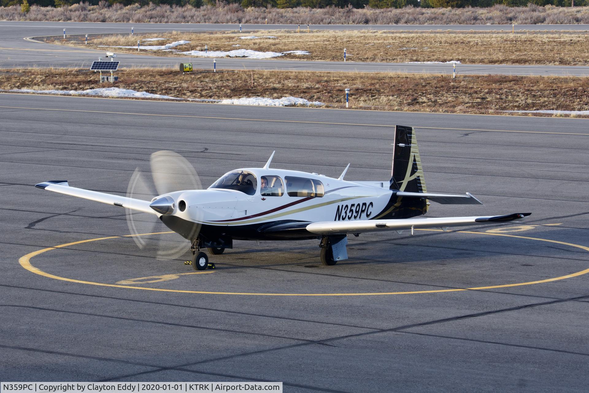 N359PC, 2006 Mooney M20TN Acclaim C/N 31-0004, Truckee Airport California 2020.
